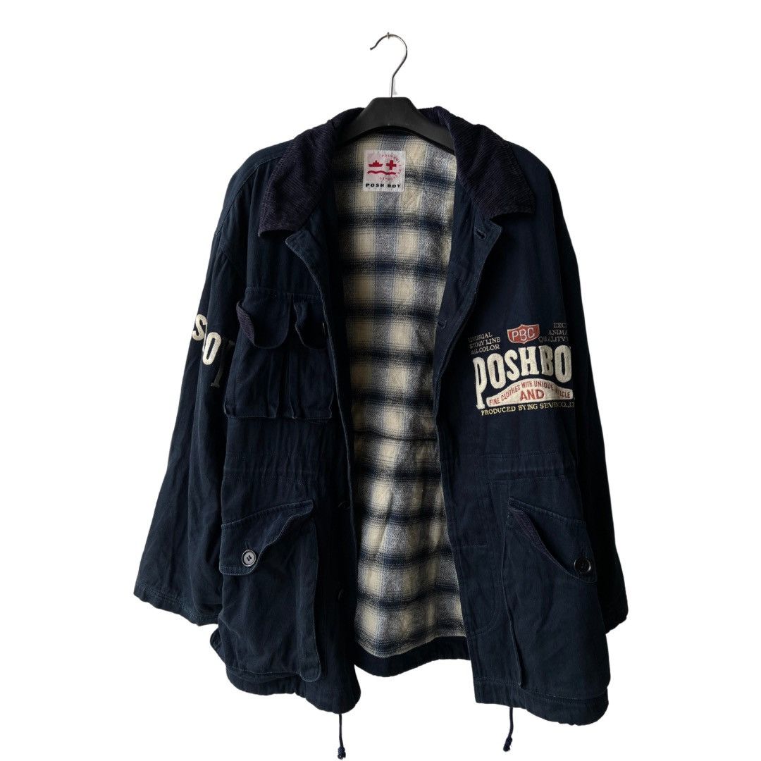 image of Vintage Poshboy Jacket in Navy, Men's (Size XL)