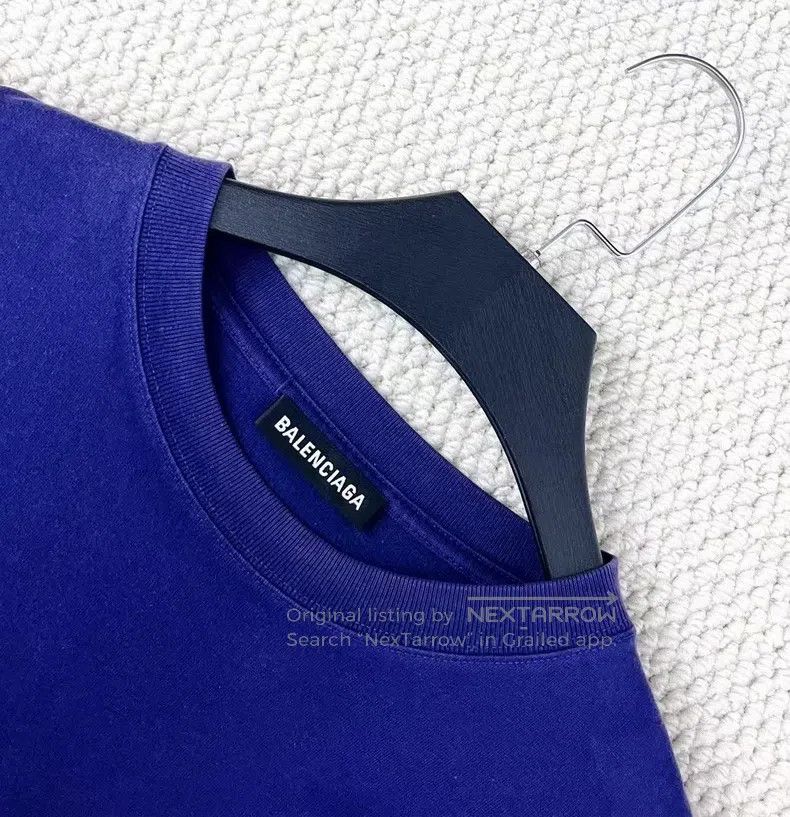 Balenciaga Balenciaga Blue and Purple Front and Back Wave Coca-Cola L Size US XXL / EU 58 / 5 - 3 Thumbnail
