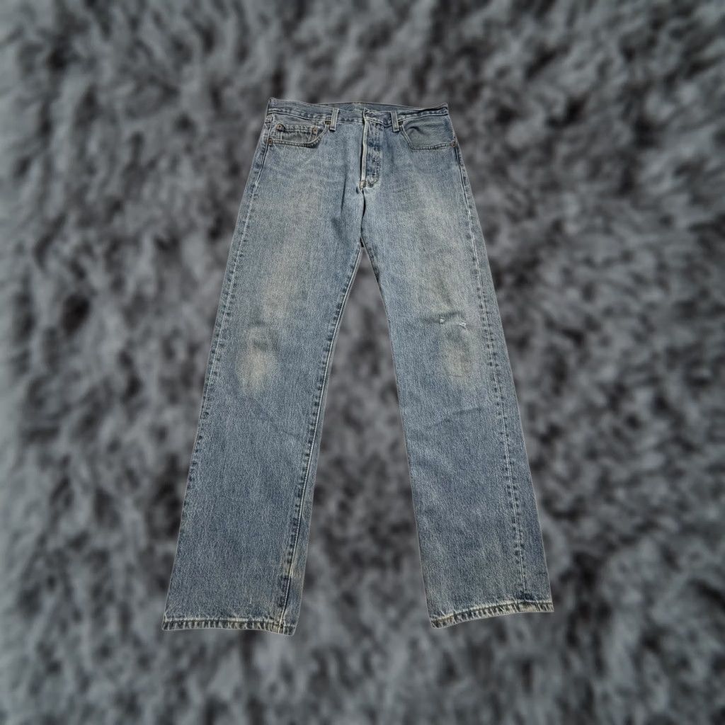 Levi's VINTAGE Levi's 501 Jeans Mens 34x34 Blue Y2K Denim Pants Size US 34 / EU 50 - 1 Thumbnail