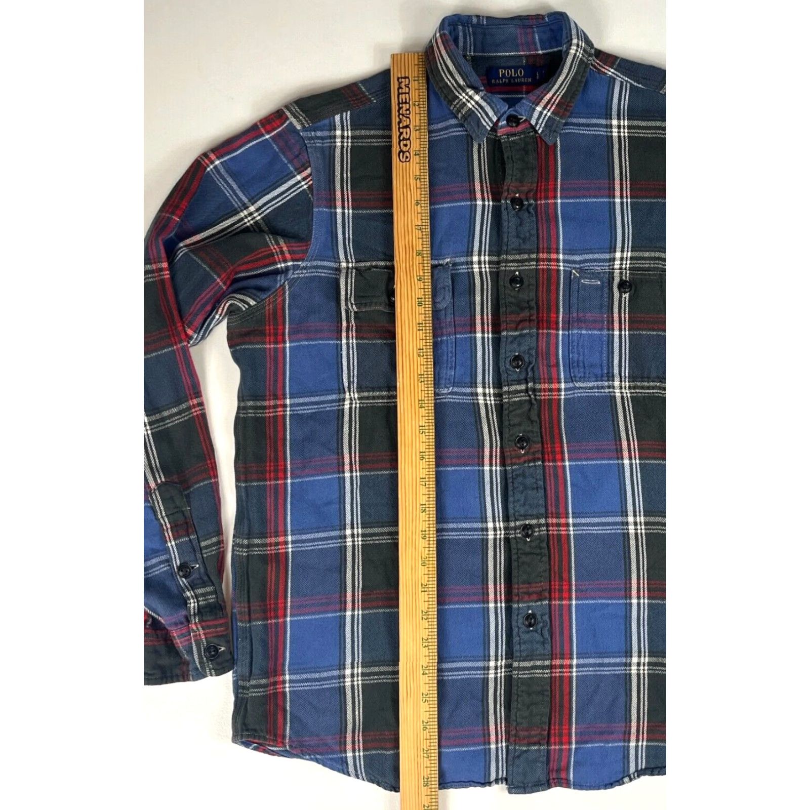 Polo Ralph Lauren Polo Ralph Lauren Button-Up Flannel Shirt Plaid Multicolor Sz L Mens Size US L / EU 52-54 / 3 - 7 Thumbnail