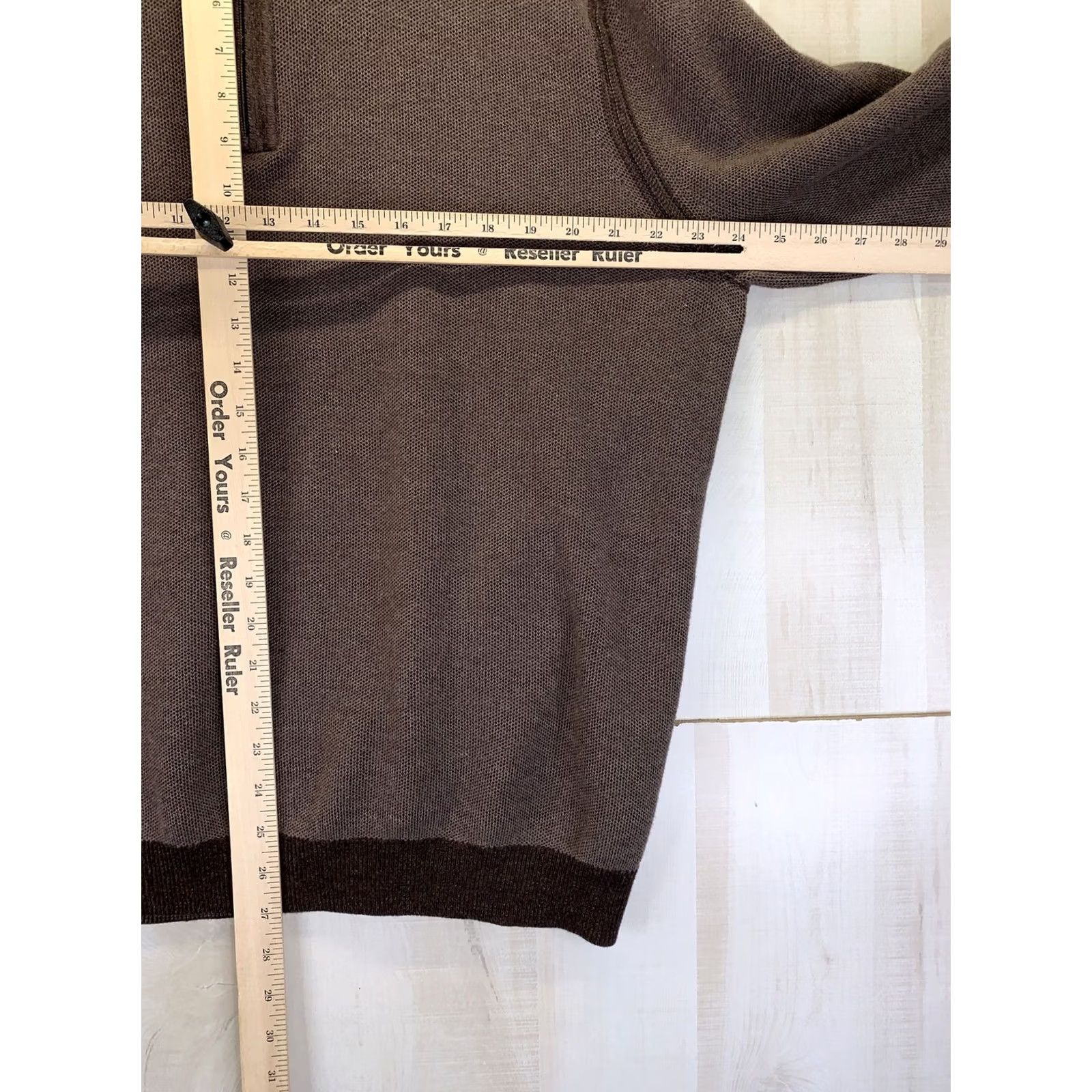 Tommy Bahama VINTAGE? No — Tommy Bahama Reversible Pima Cotton Brown 1/4 Zip Mens Sweater 2XL Size US XXL / EU 58 / 5 - 4 Thumbnail