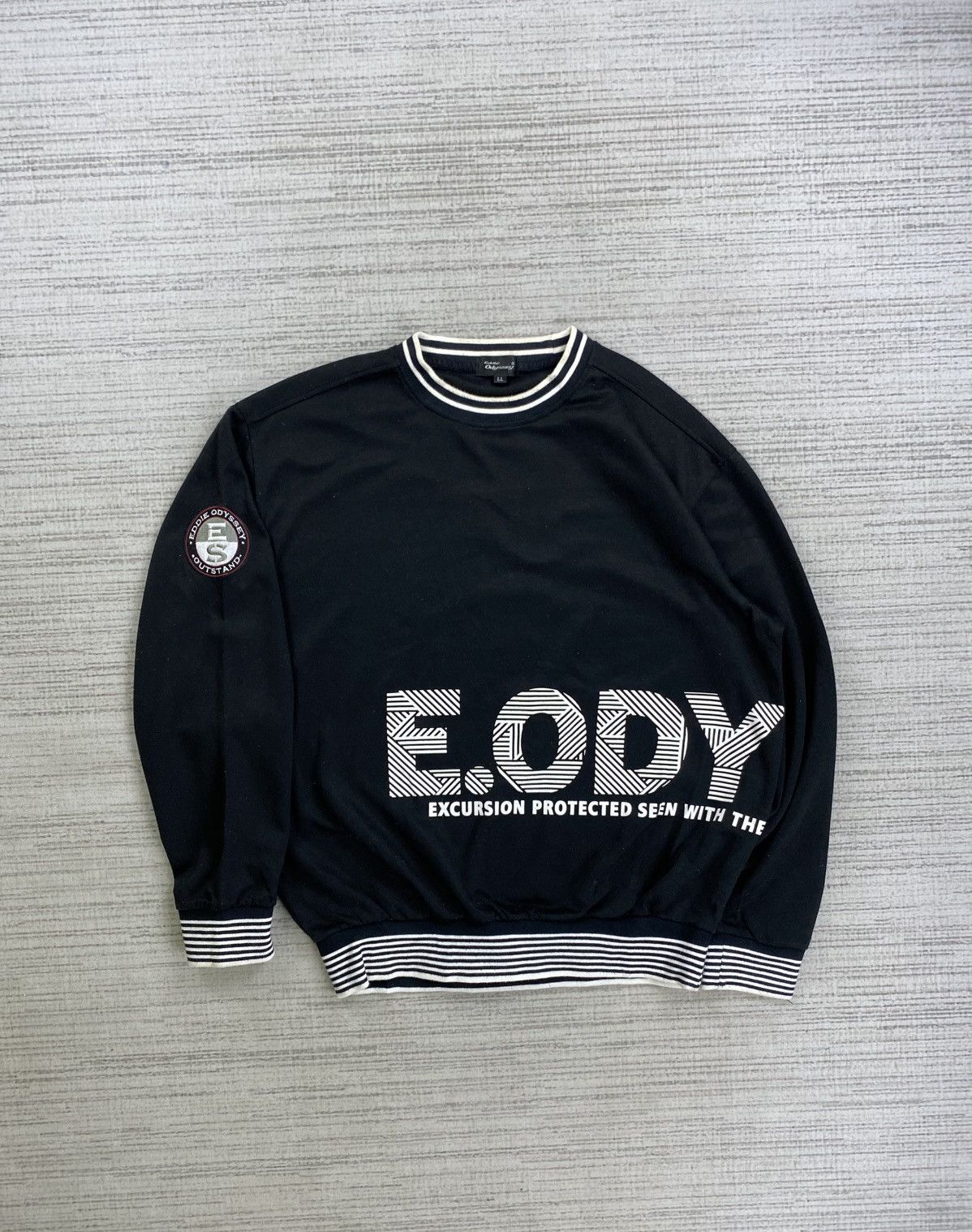 Japanese Brand × Vintage Vintage Eddie Odyssey Big Spellout Sweatshirt Size US L / EU 52-54 / 3 - 5 Thumbnail