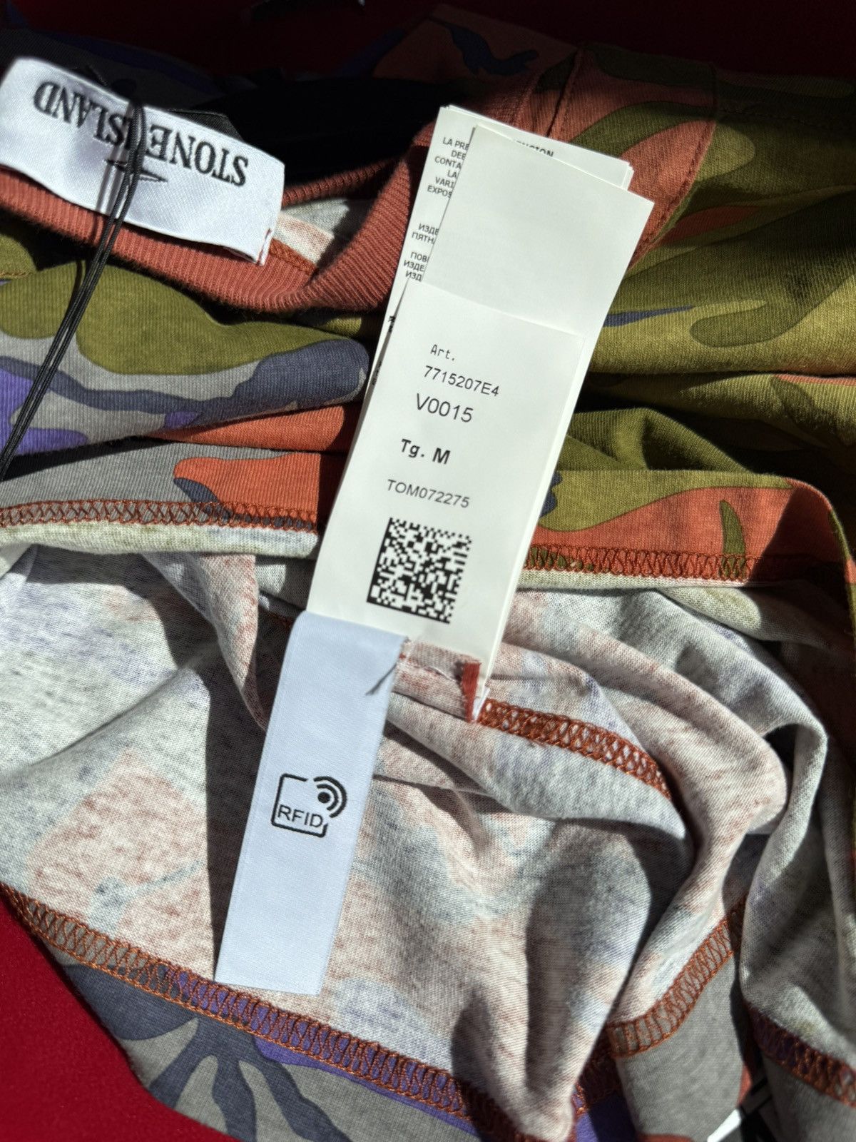 Stone Island Stone Island Camo T-shirt 7715207E4 V0015 Size US M / EU 48-50 / 2 - 5 Thumbnail