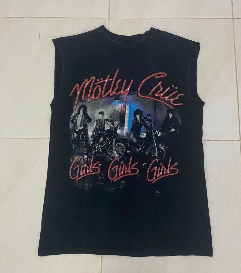 Band Tees Vintage Mötley Crue Girls Girls Girls Tour Singlet Shirt Size US S / EU 44-46 / 1 - 1 Thumbnail
