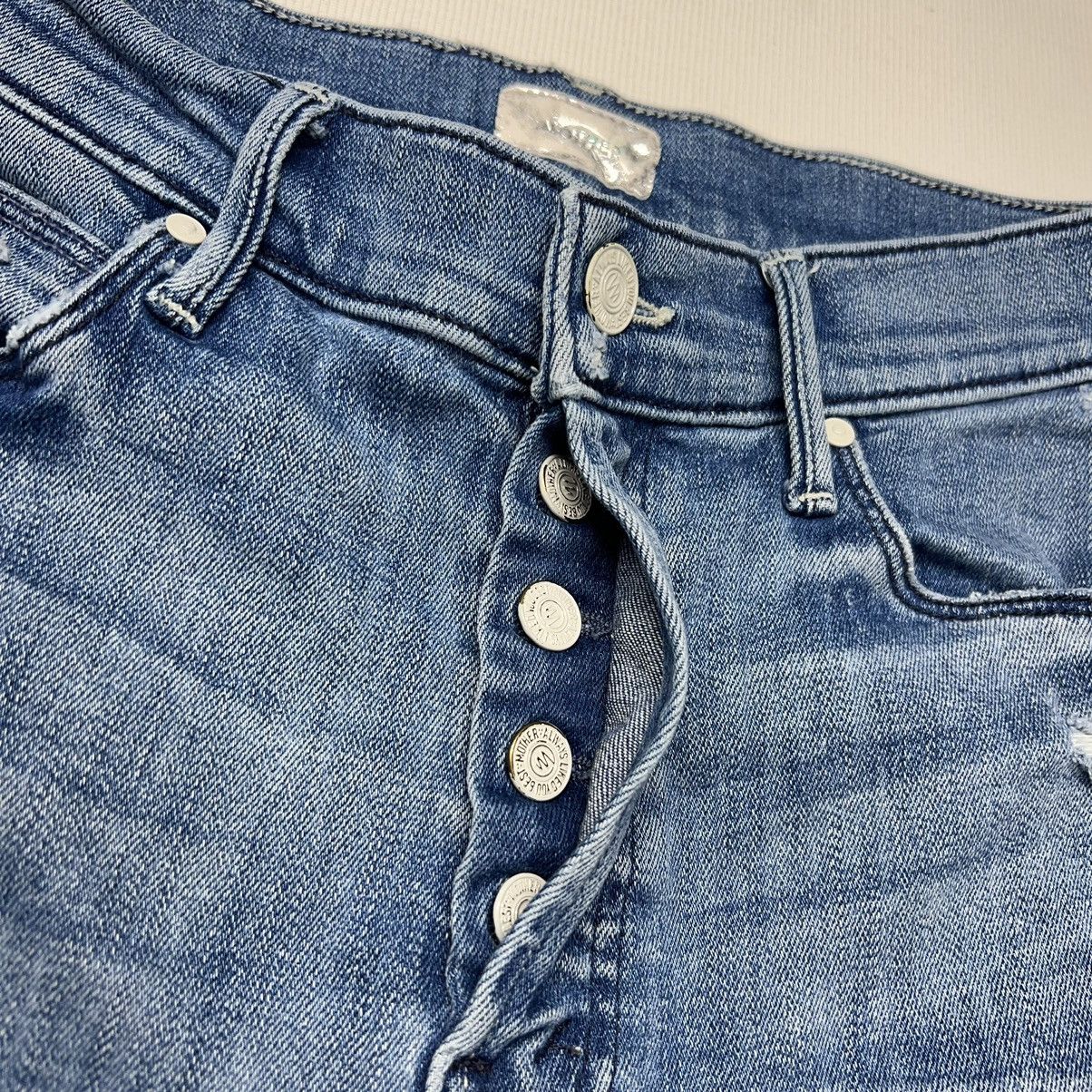 MOTHER Mother Jeans The Stunner Ankle Fray Graffiti Girl Distressed Size 24" / US 00 / IT 34 - 7 Thumbnail