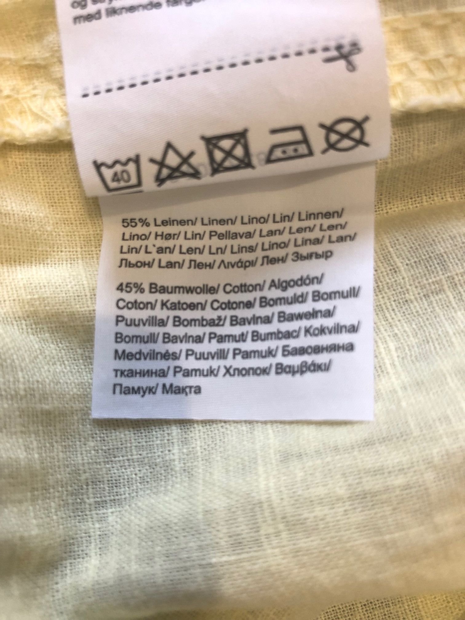 Other Women's linen trousers light yellow size L/40-42 Size 27" / US 4 / IT 40 - 8 Thumbnail