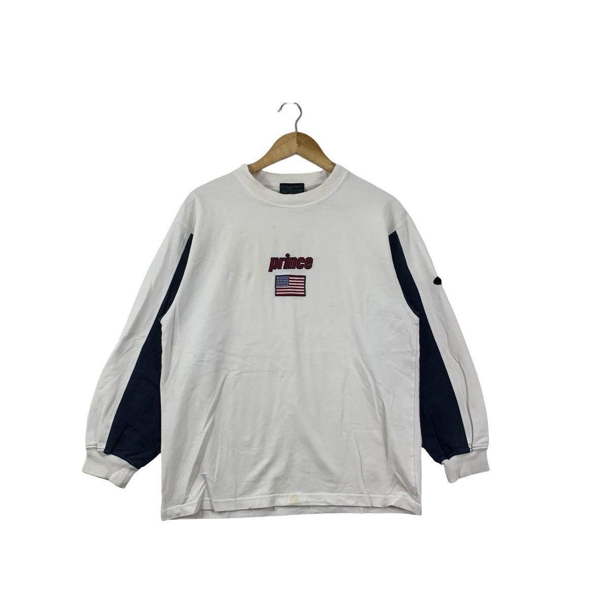 Vintage Logo Sweatshirt Sweater Top National League Size L / US 10 / IT 46 - 1 Thumbnail