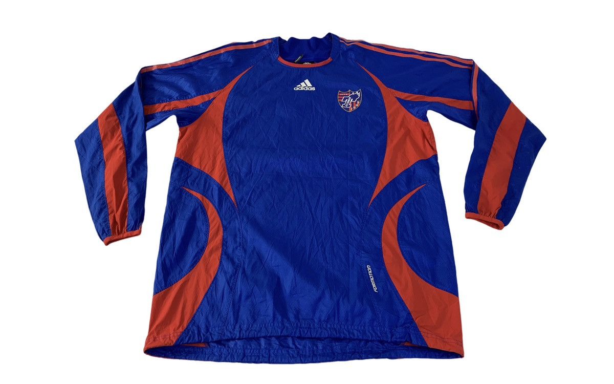 Adidas Adidas FC Tokyo Japanese Football Training Windbreaker Size US L / EU 52-54 / 3 - 1 Thumbnail