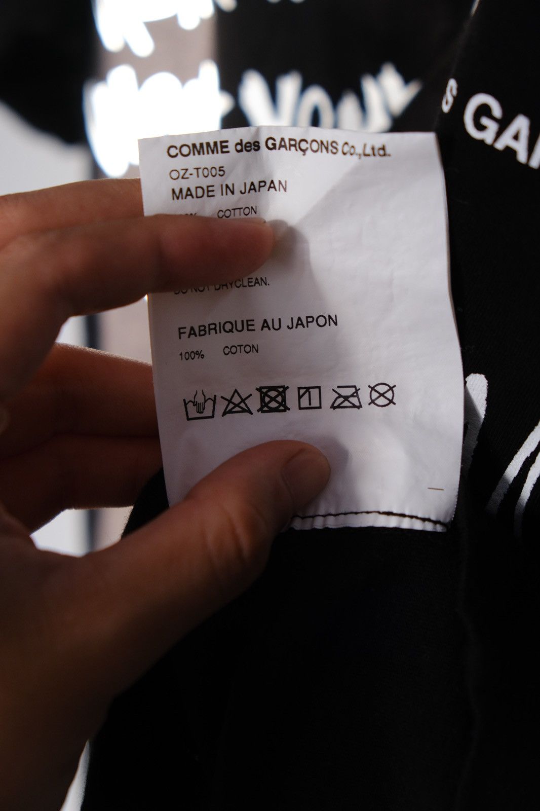 Comme des Garcons Comme Des Garcons AD2021 “Wear Your Freedom” Tee Size US XL / EU 56 / 4 - 8 Thumbnail