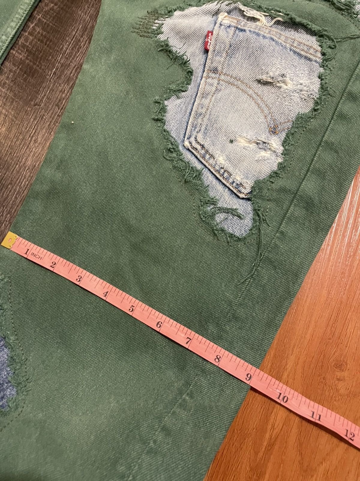 Levi's Vintage Clothing Vintage 501 Levis Made in Usa Custom Handmade Sashiko Boro Size US 32 / EU 48 - 16 Thumbnail