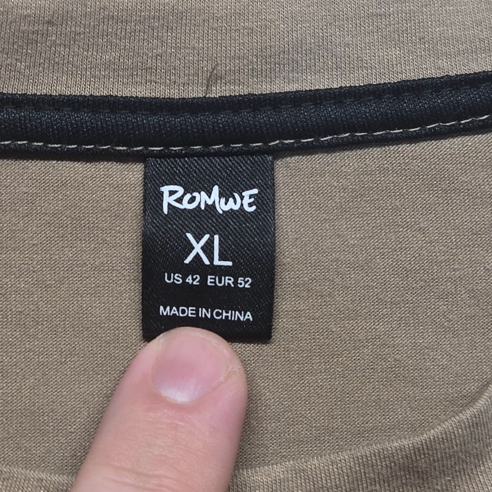 Vintage ROMWE Shirt Adult XL Brown Tee T-Shirt Unisex Travelers Paradise Beach Tropical Mobile: Watukarung Pacitan? Size US XL / EU 56 / 4 - 3 Thumbnail
