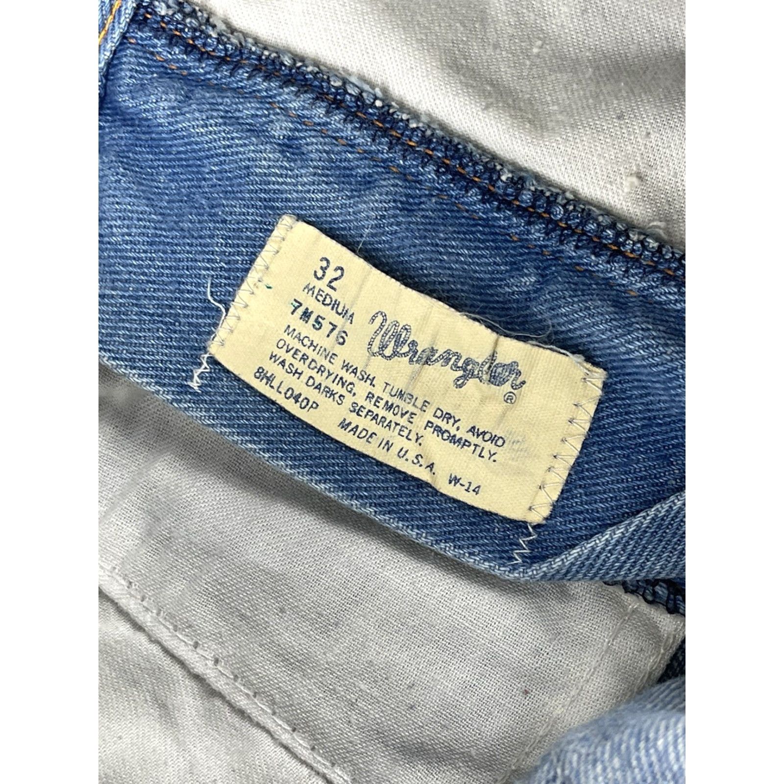 Wrangler VINTAGE 1970s Wrangler Flare Jeans Denim Hippie Womens 30x32 Size 30" / US 8 / IT 44 - 5 Thumbnail