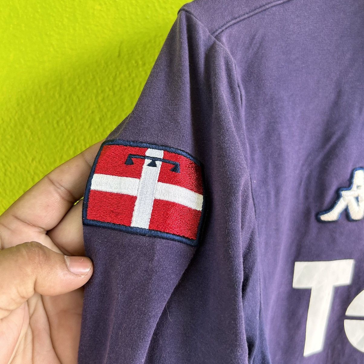 Kappa Vintage Kappa Golf Torino Faded Dark Blue Long Sleeve Shirt Size US S / EU 44-46 / 1 - 5 Thumbnail
