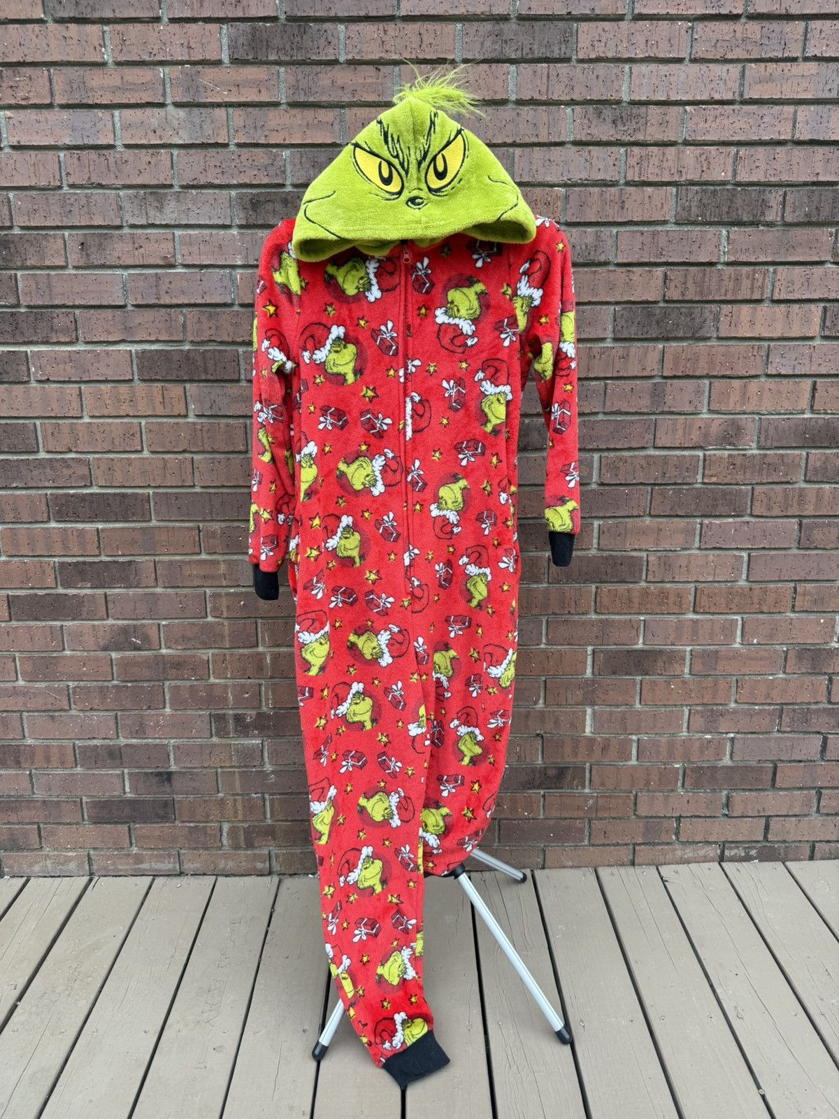 Other The Grinch Union Suit Pajamas One Piece Christmas Size 30" / US 8 / IT 44 - 1 Thumbnail