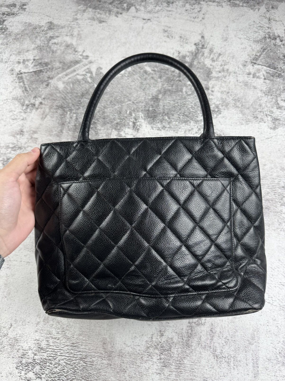 Chanel × Vintage Vintage Chanel Paris Reprint Black Tote Bag Size ONE SIZE - 5 Thumbnail