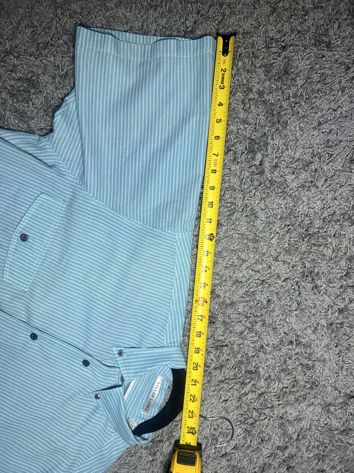 Levi's × Levi's Vintage Clothing × Vintage LEVI'S SILVER LABEL Stripped VTG S/S Button Up Shirt Medium Size US M / EU 48-50 / 2 - 7 Thumbnail