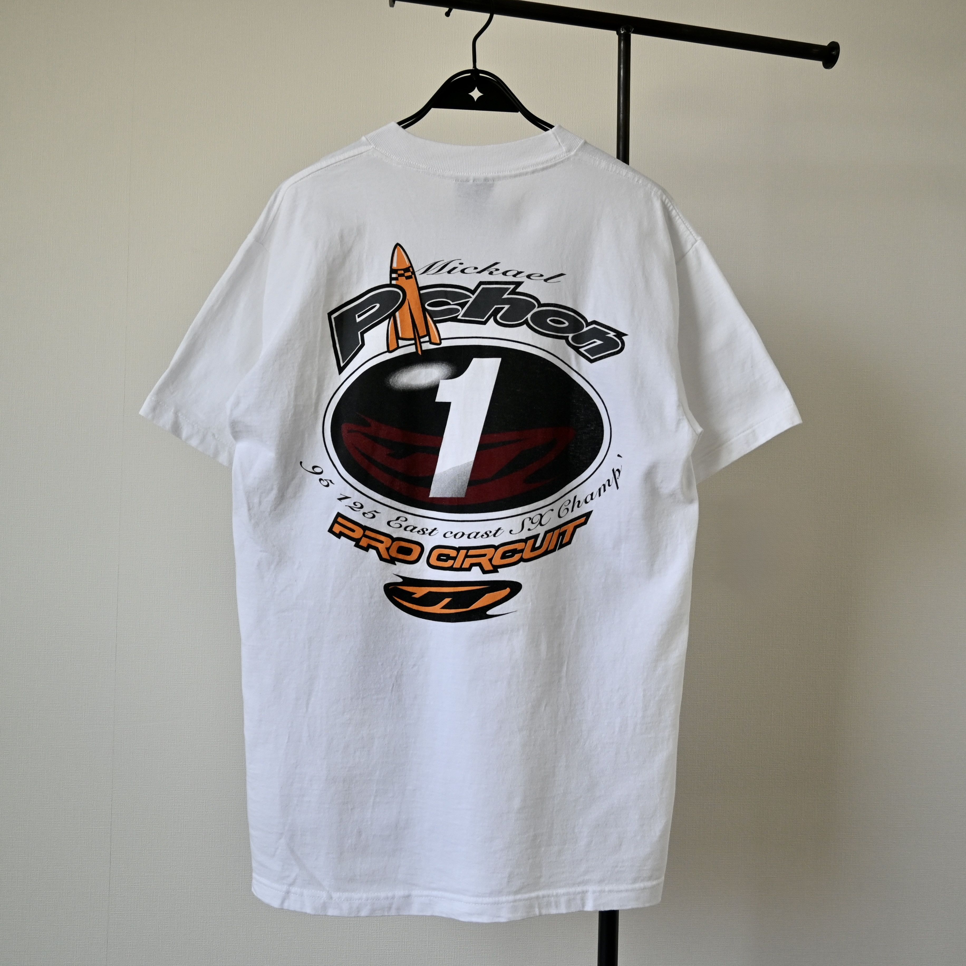 Other Vintage 1995 Michael PICHON East Coast champ racing t-shirt Size US L / EU 52-54 / 3 - 1 Thumbnail