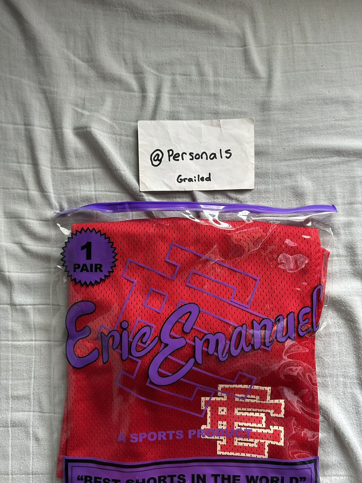 Eric Emanuel NEW Eric Emanuel Red Basic Shorts XL Size US 36 / EU 52 - 5 Thumbnail