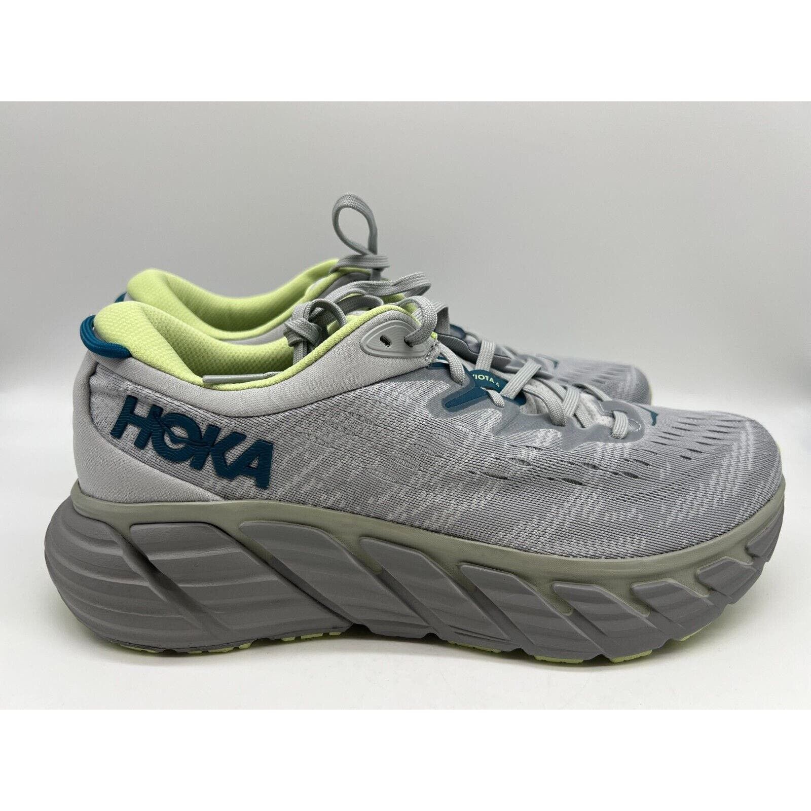 image of Hoka One One Mens Gaviota 4 Running Shoes Grey Size 10.5D