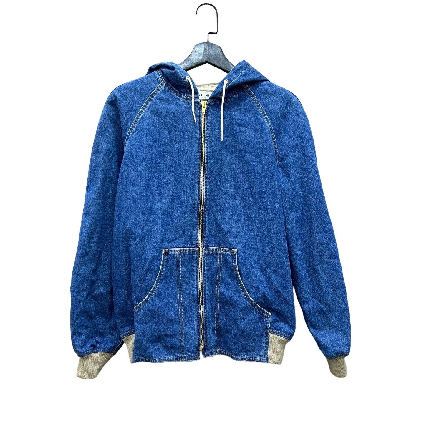 Celine Celine Embroidered Logo Denim Jacket Size XS Size US XS / EU 42 / 0 - 1 Thumbnail