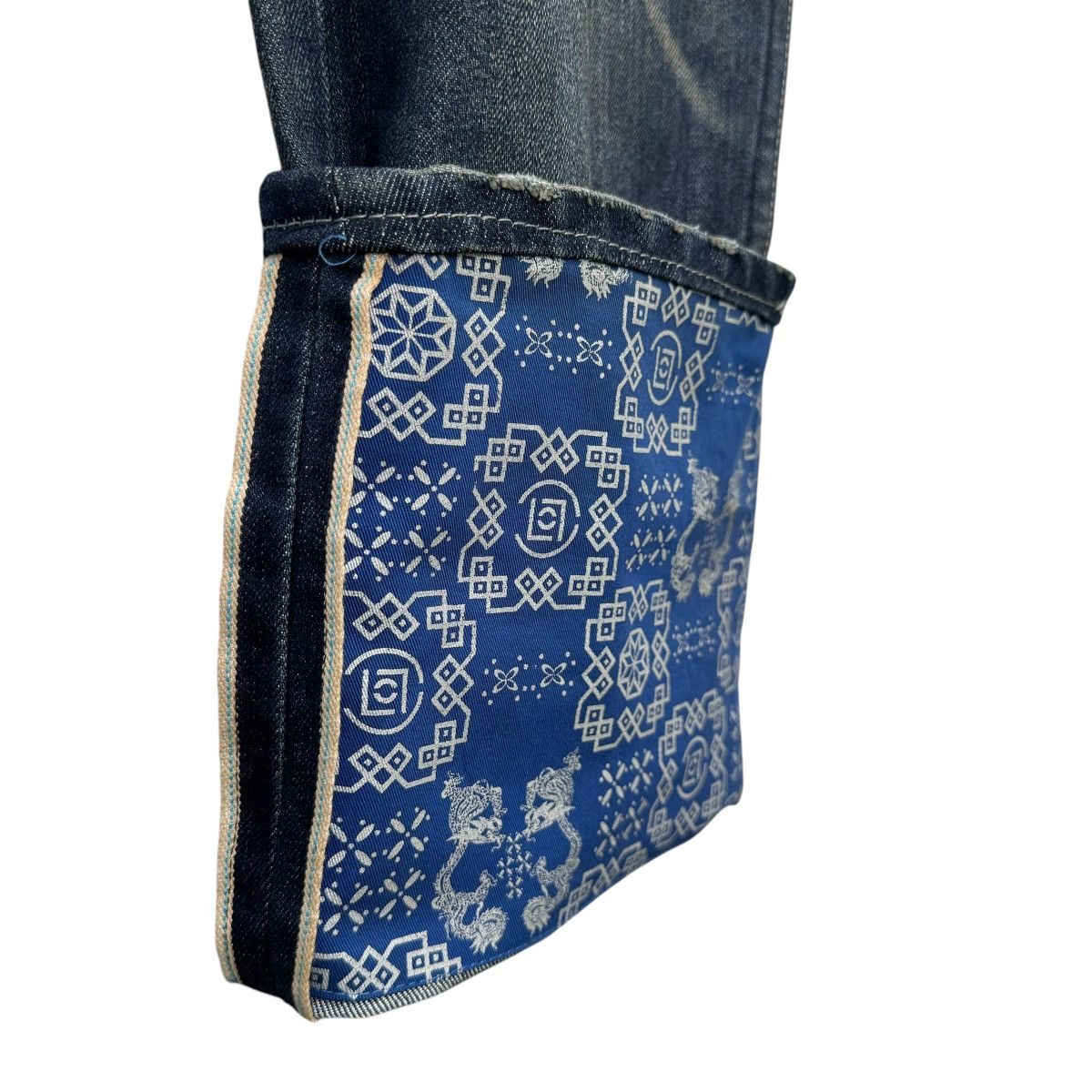 CLOT × Levi's Rare Selvedge Levis Clot Kazuki Jeans Size US 34 / EU 50 - 12 Thumbnail