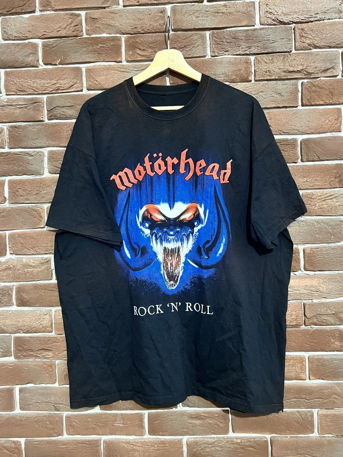 Band Tees Motorhead England Rock Band Black Faded Classic Y2k Tee Size US XXL / EU 58 / 5 - 1 Thumbnail
