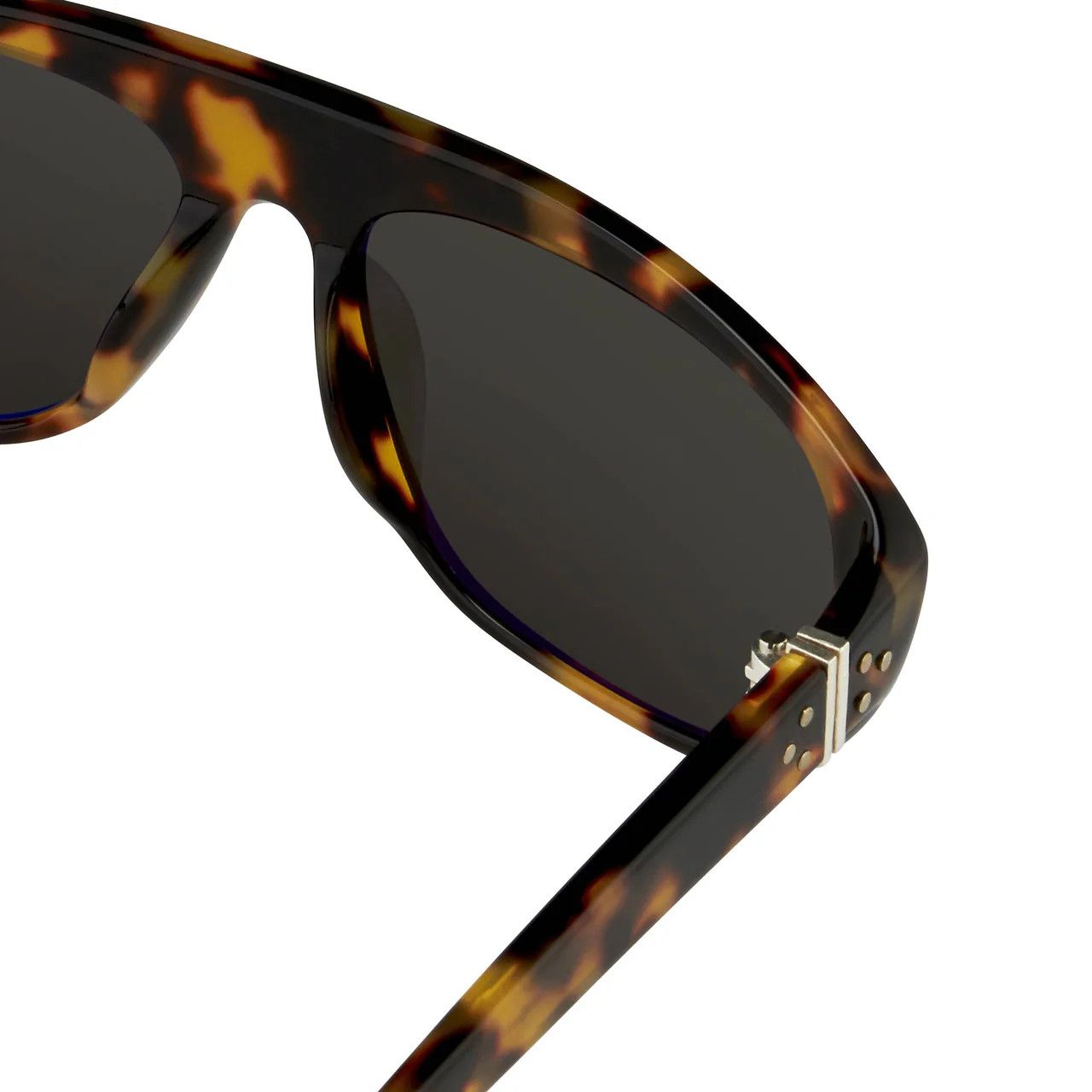 Ann Demeulemeester Ann Demeulemeester Sunglasses Flat Tortoise Shell and Grey Size ONE SIZE - 9 Thumbnail
