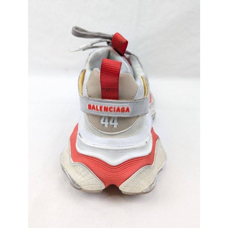 Balenciaga o1rshd1 Cargo Suede Low-Top Sneakers in Beige/Grey/Red Size US 11 / EU 44 - 13 Thumbnail