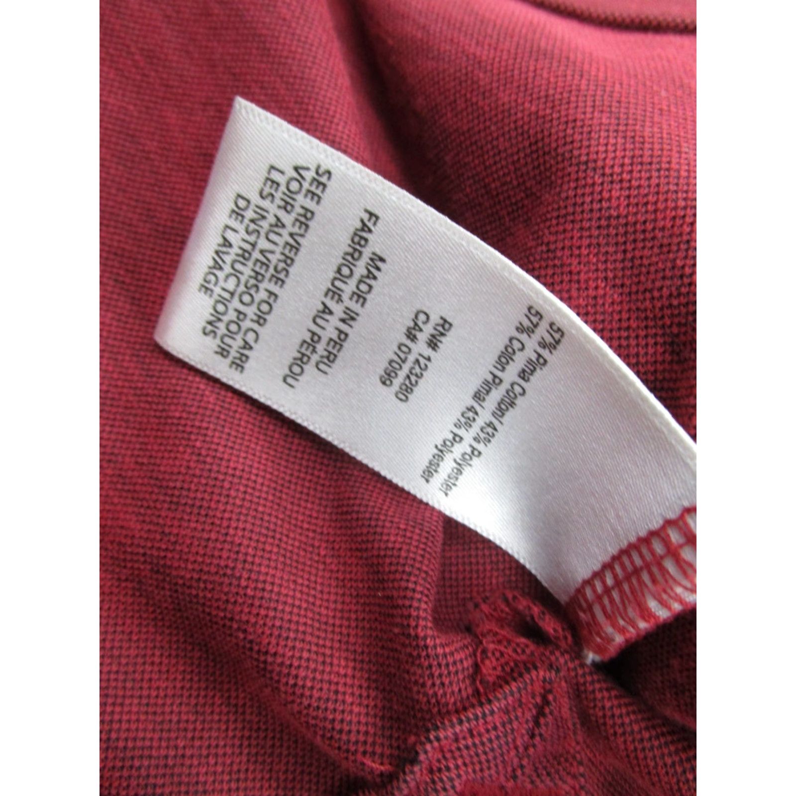 TravisMathew Travis Mathew Polo Shirt Mens M Red Striped Golf Casual Activewear Tennis Shirt Size US M / EU 48-50 / 2 - 5 Thumbnail