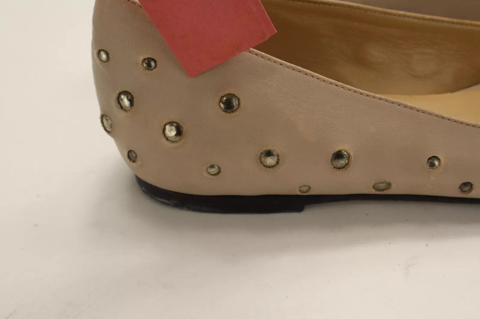 Valentino VALENTINO Shoes Women's EU 37 Leather Studs Ballerina Flat Size US 7 / IT 37 - 11 Thumbnail