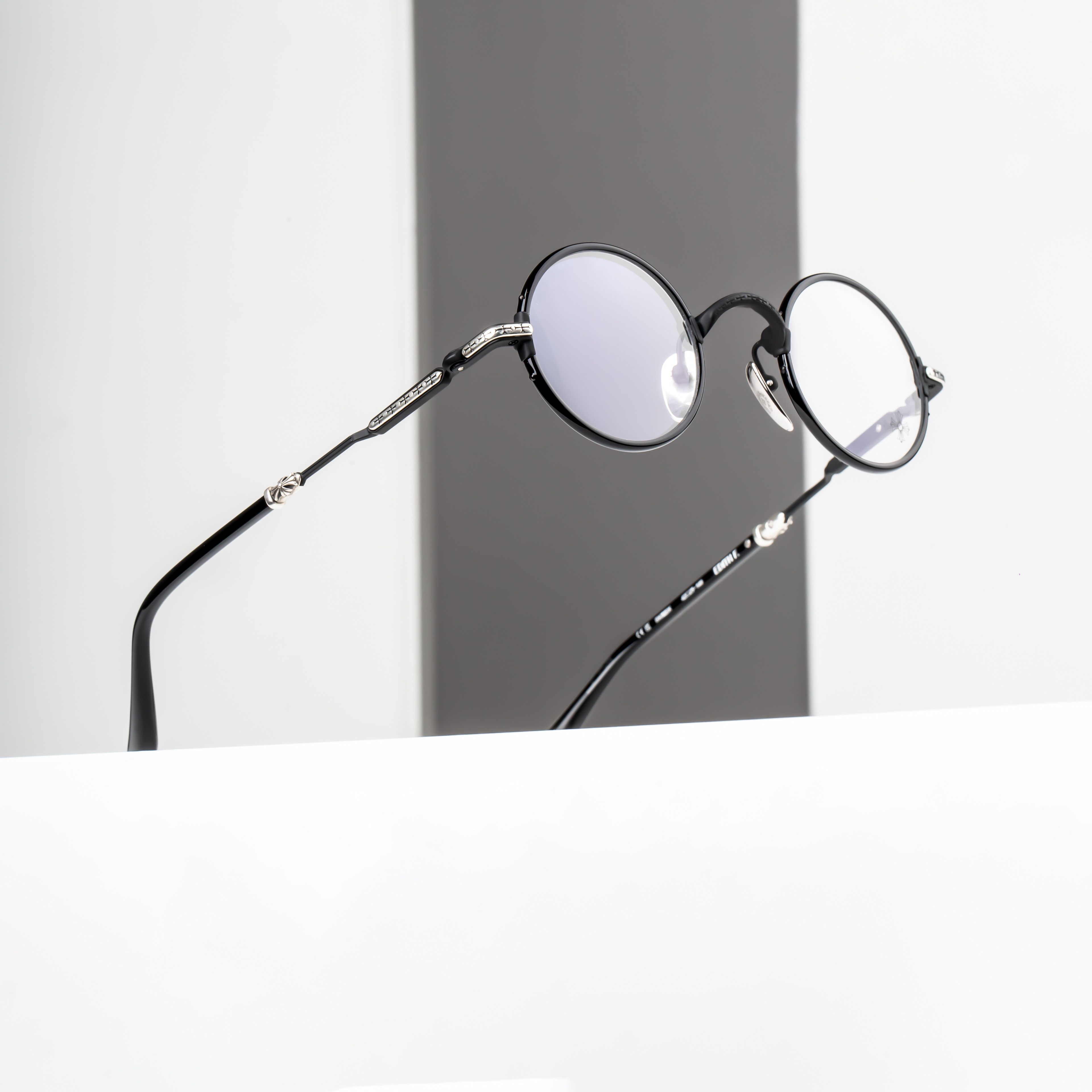 Chrome Hearts CHROME HEARTS EDITH F. BLACK/MATTE BLACK GLASSES Size ONE SIZE - 1 Thumbnail