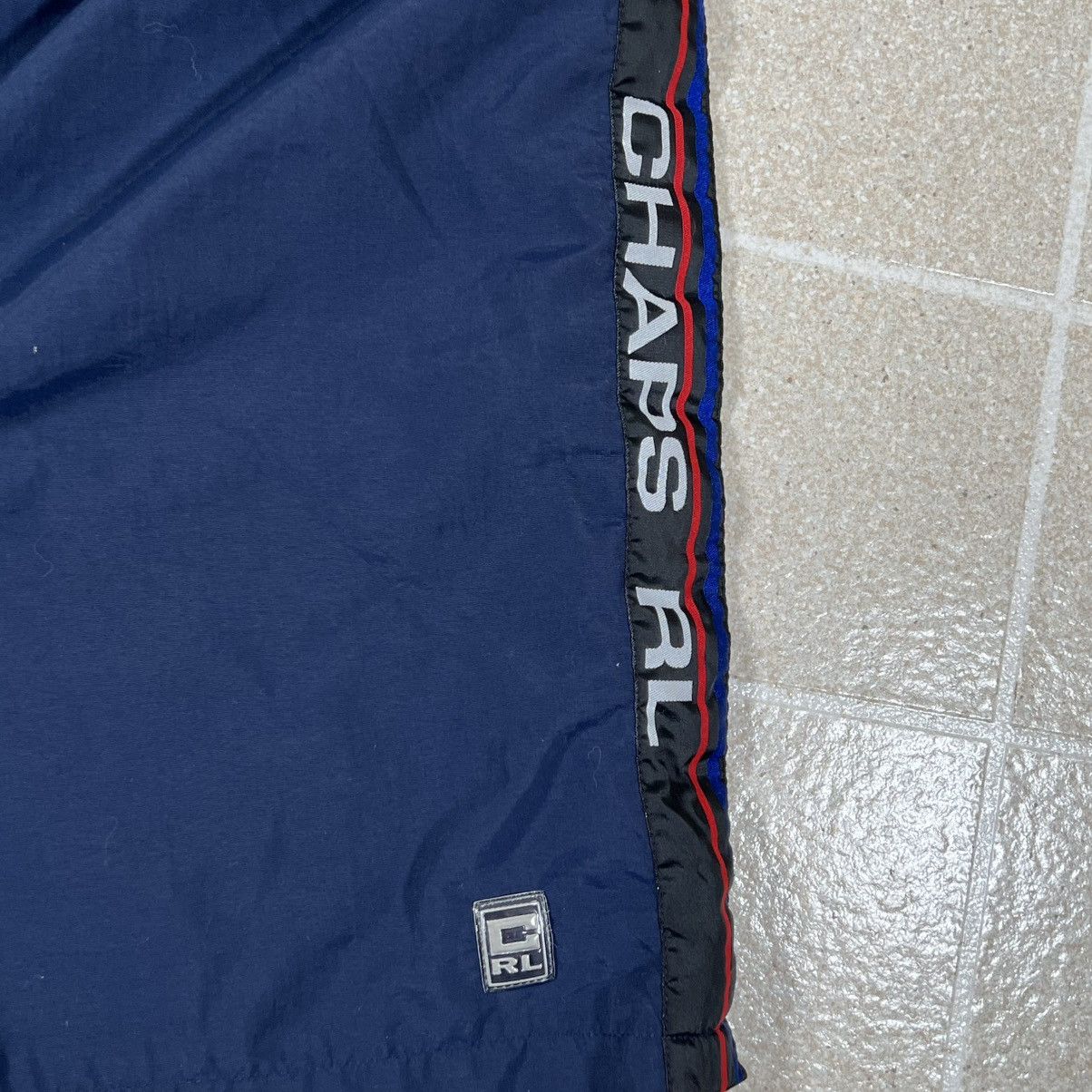 Chaps Ralph Lauren Vtg Chaps Ralph Lauren Spell Out Lined Shorts Swim Trunks Size US 36 / EU 52 - 2 Thumbnail