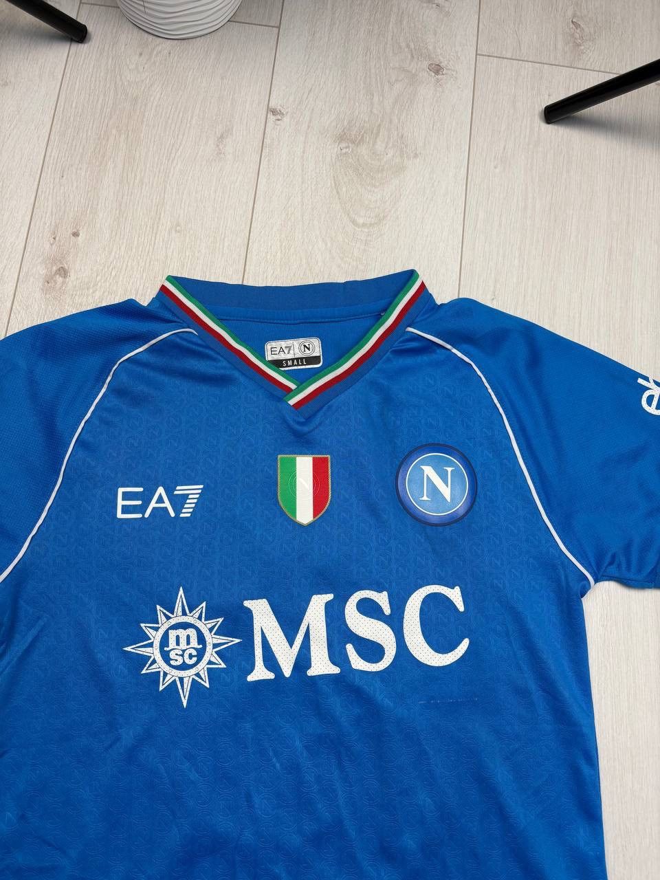 Emporio Armani EA7/SSC Napoli 2021 2022 Away Football Shirt Soccer Jersey Size US S / EU 44-46 / 1 - 2 Thumbnail