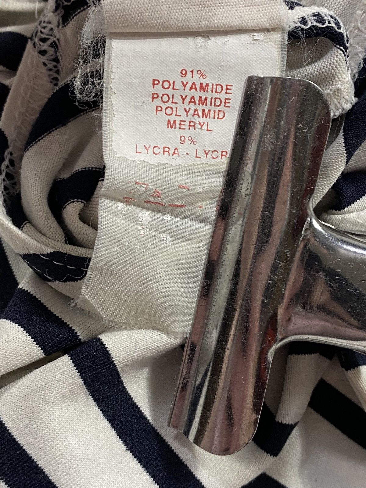 Saint James Vintage 90s Saint James France Striped Asap Rocky Style Tee Size L / US 10 / IT 46 - 9 Thumbnail