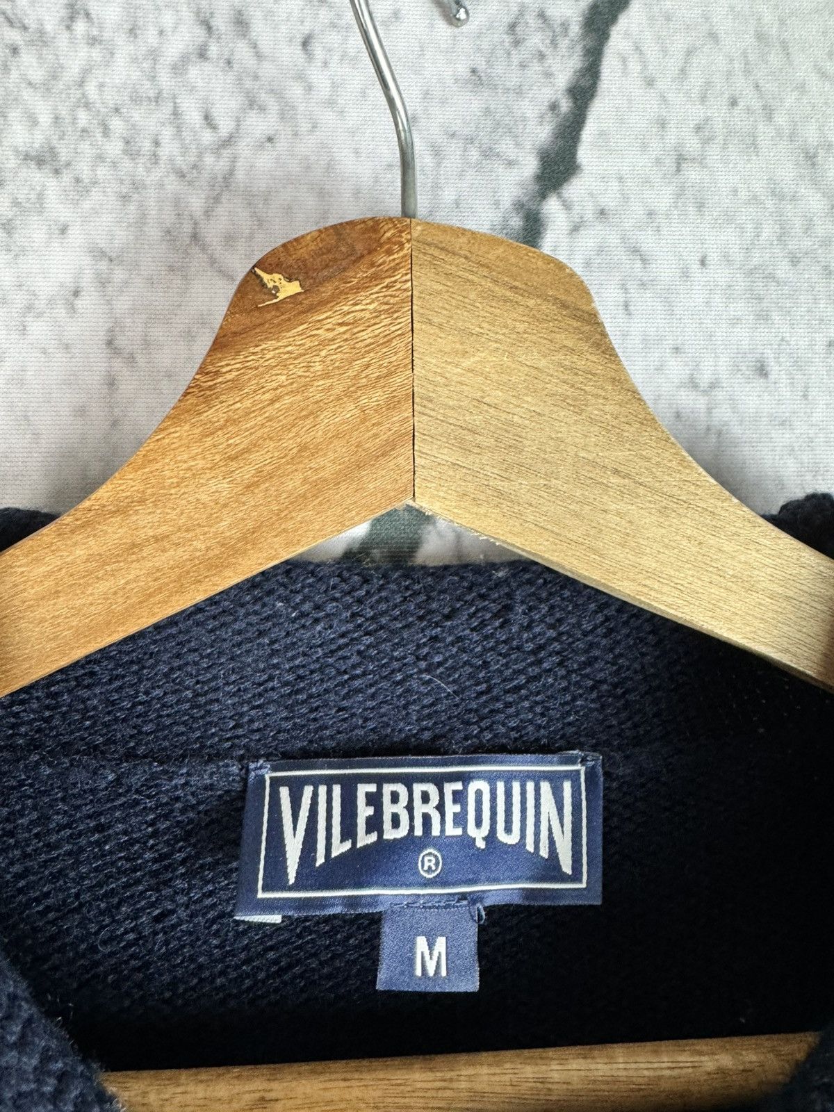 Vilebrequin Vilebrequin Logo Shawl Neck Collar Sailor Marine Sweater Size US M / EU 48-50 / 2 - 3 Thumbnail