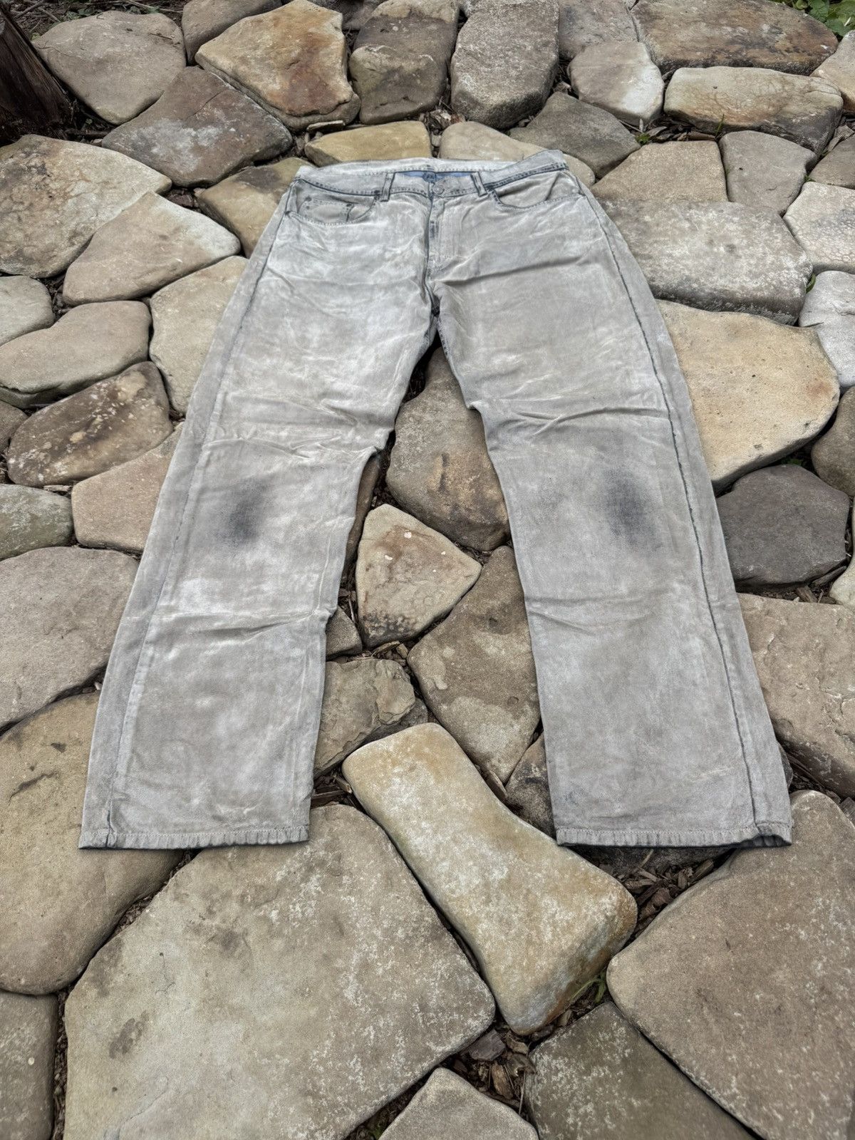 Vintage Vintage Rene Lezard Velour Y2k Distressed Pants Size US 36 / EU 52 - 7 Thumbnail