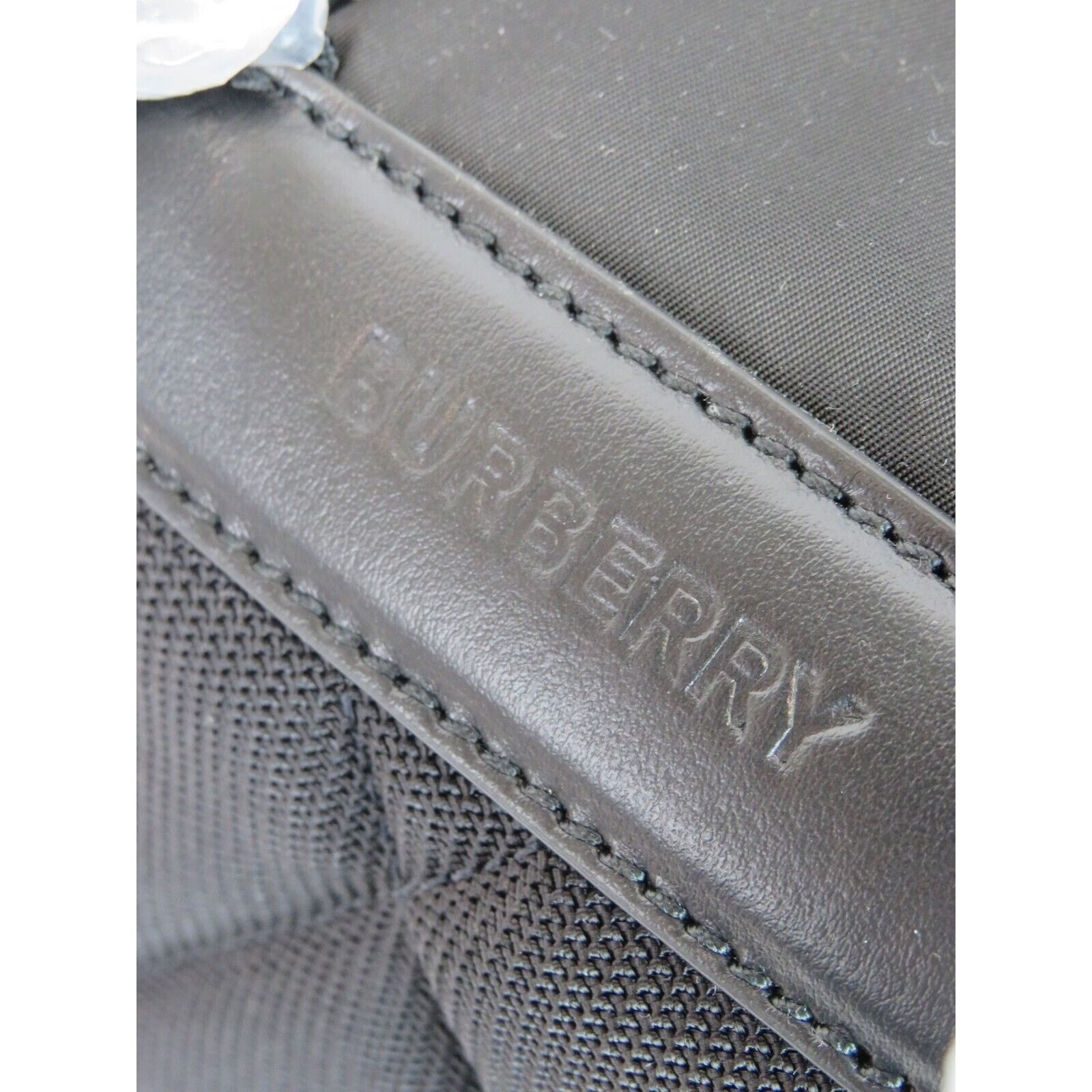 Burberry BURBERRY RUCKSACK BLACK NYLON BUCKLE LEATHER BACKPACK BAG Size ONE SIZE - 4 Thumbnail
