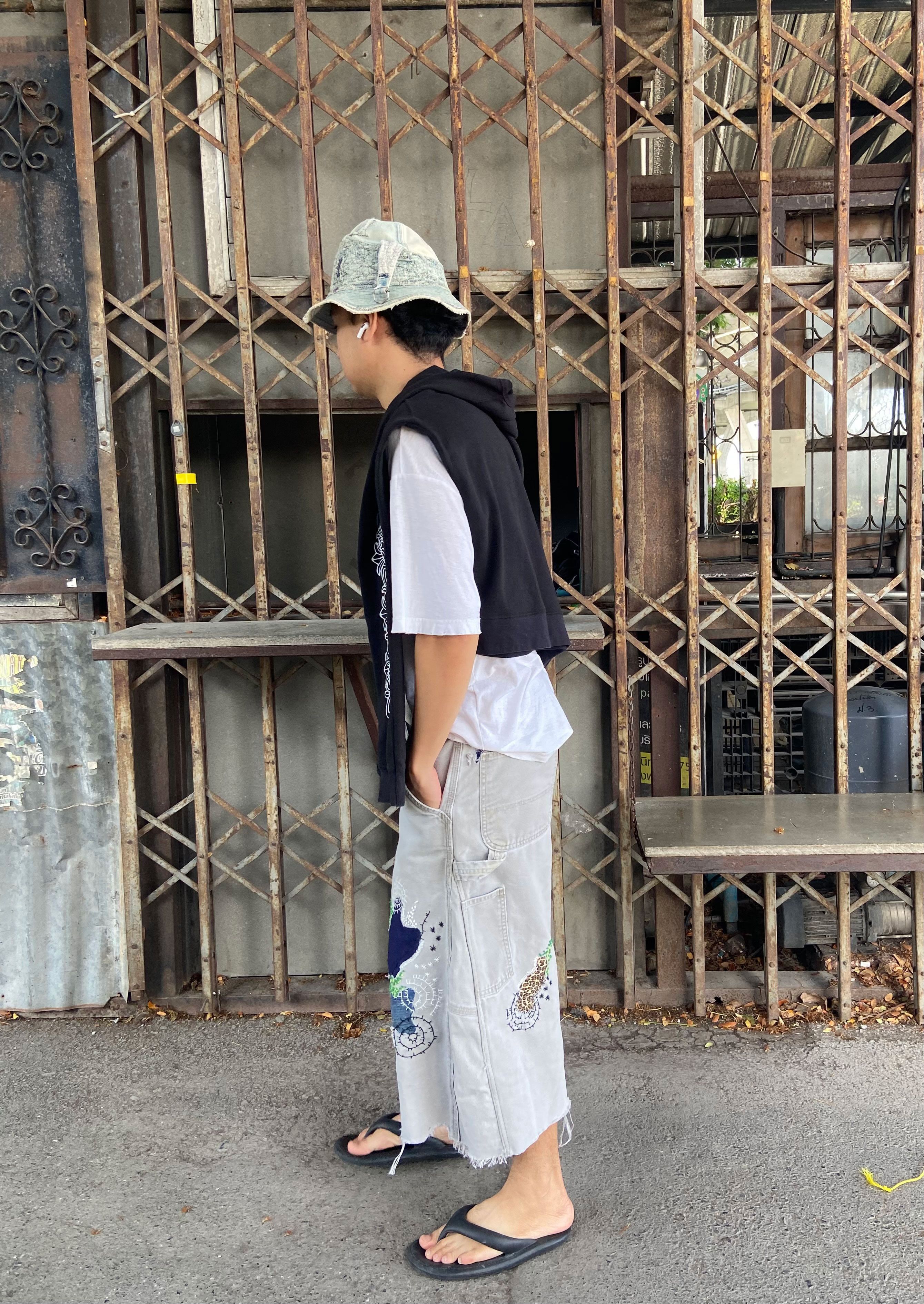 Japanese Brand Boro Patchwork Carhartt Carpenter Size US 34 / EU 50 - 17 Thumbnail