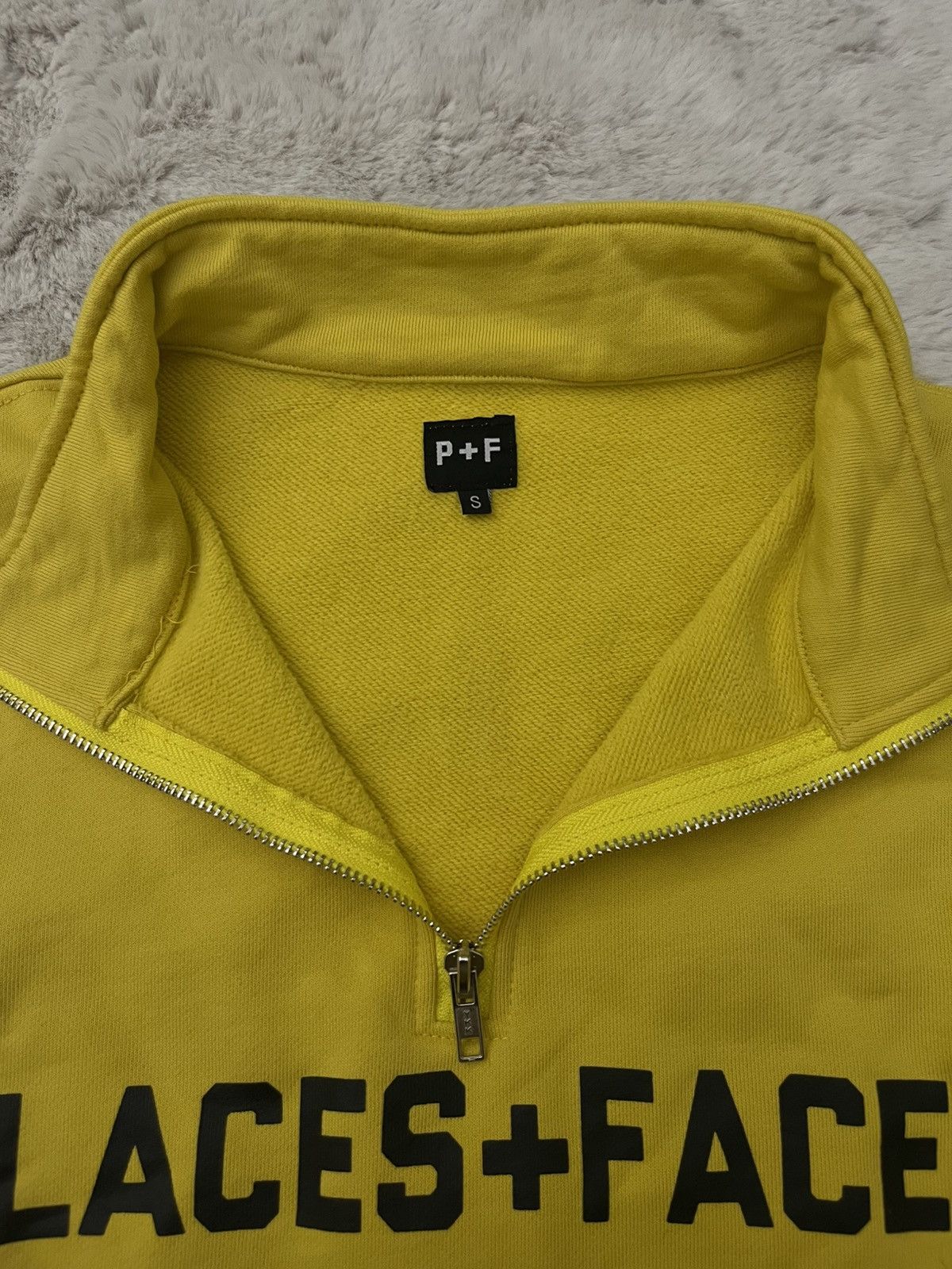 Places + Faces Places+Faces Yellow Quarter Zip Size US S / EU 44-46 / 1 - 4 Thumbnail