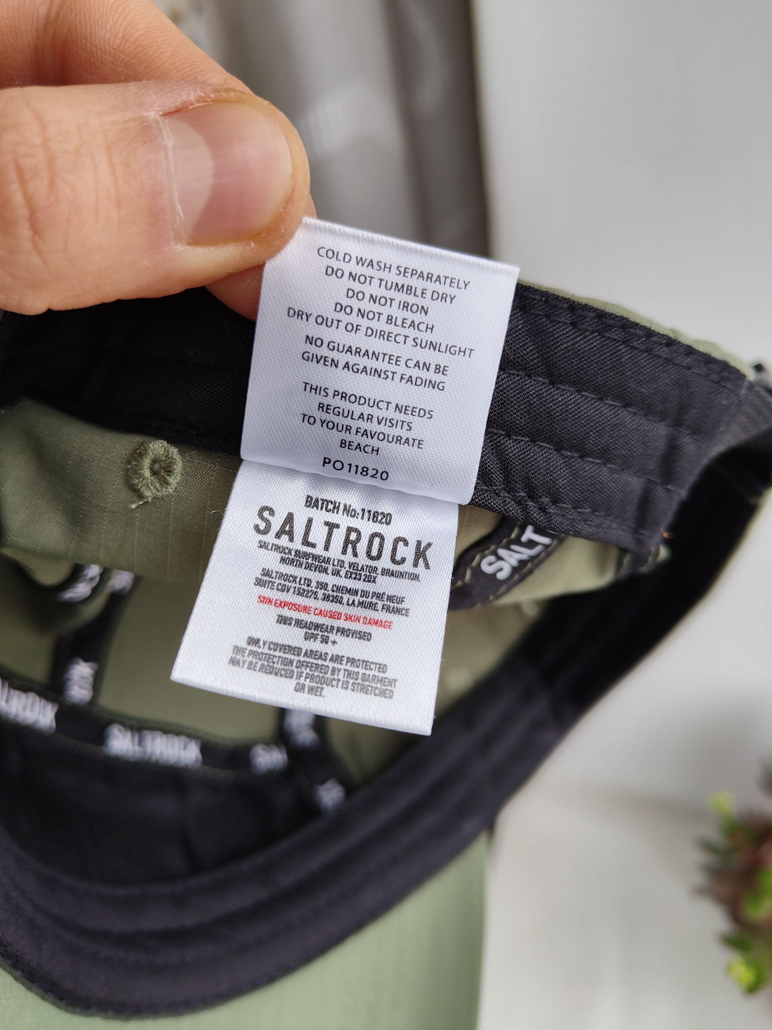 Vision Streetwear Saltrock 5 panel Cap Size ONE SIZE - 10 Thumbnail