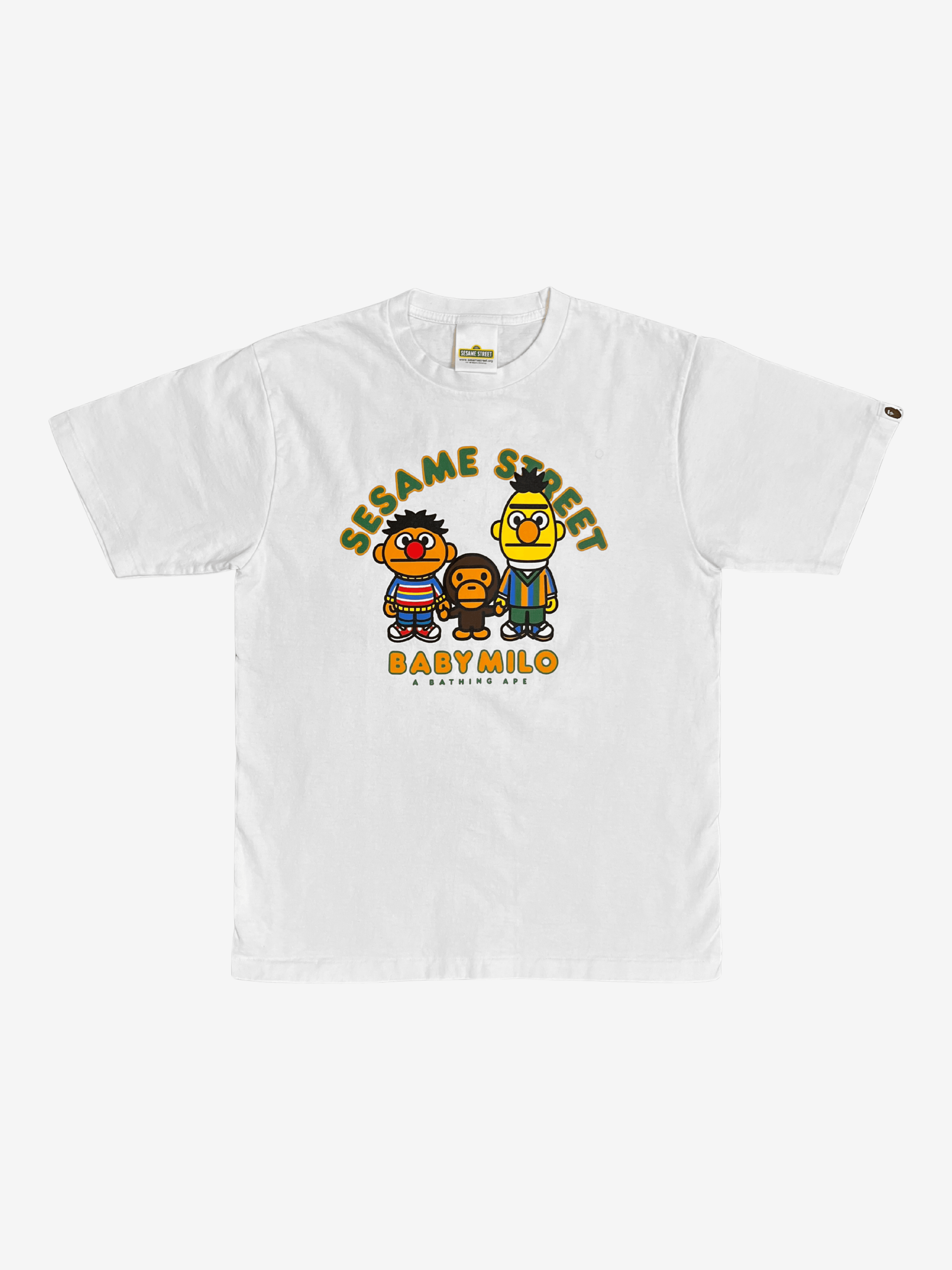 Bape A Bathing Ape x Sesame Street Ernie & Bernie T-Shirt Size US M / EU 48-50 / 2 - 1 Thumbnail