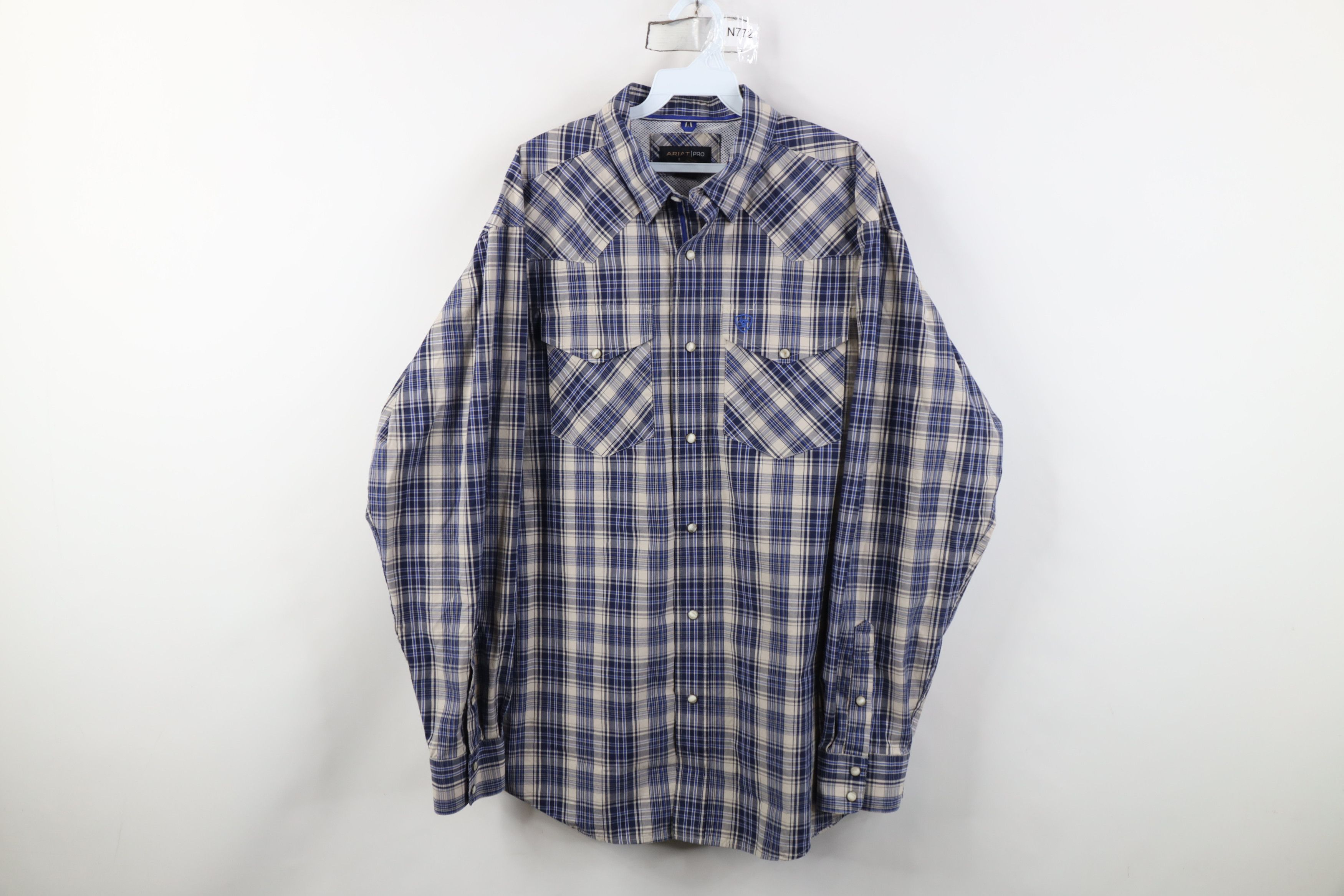 Ariat Ariat Pro Series Western Rodeo Pearl Snap Button Shirt Plaid Size US L / EU 52-54 / 3 - 1 Thumbnail