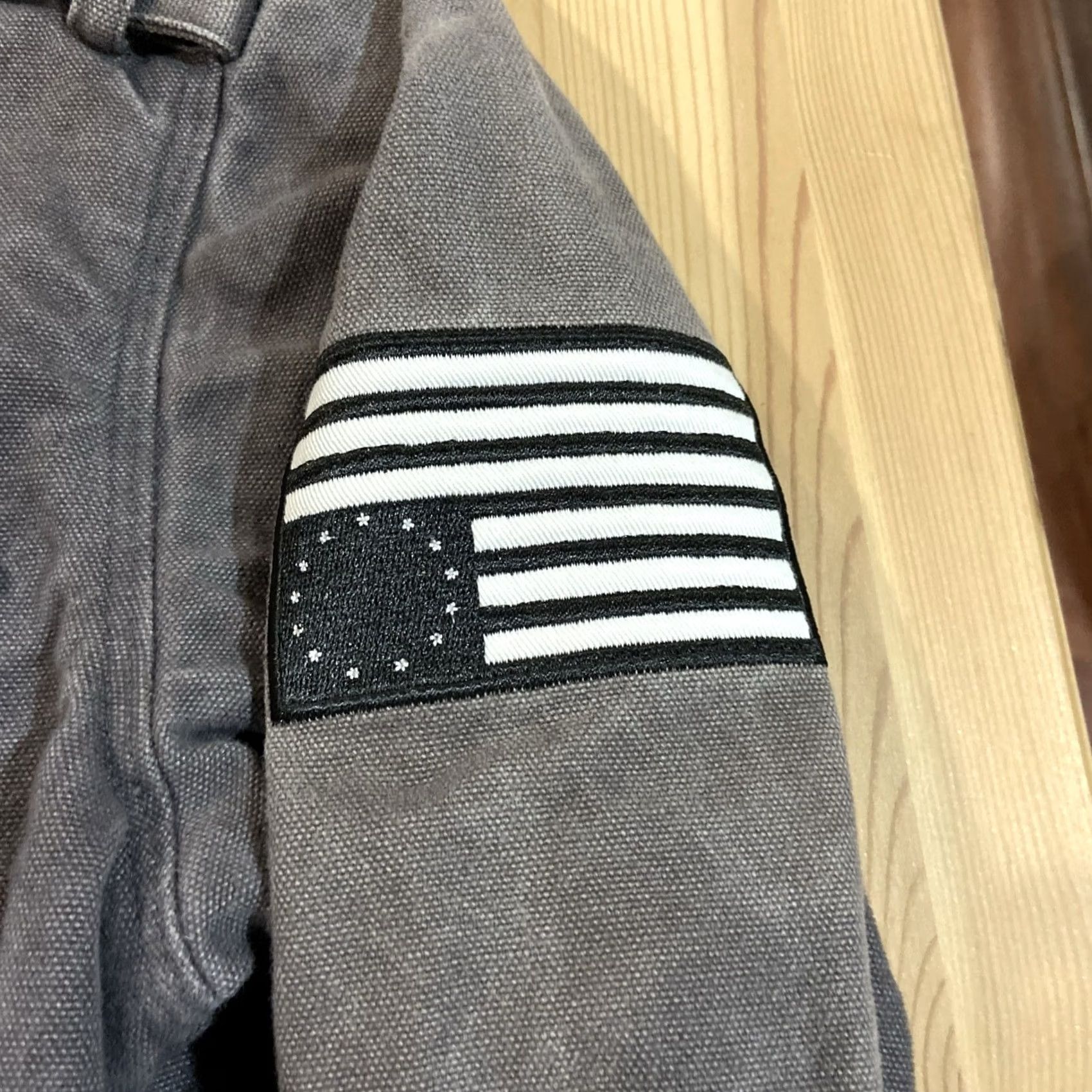 Black Scale VINTAGE Black Scale Shirt Military Jacket Camouflage Canvas Cotton Gray Small Mens Casual Streetwear Outdoors Size US S / EU 44-46 / 1 - 2 Thumbnail