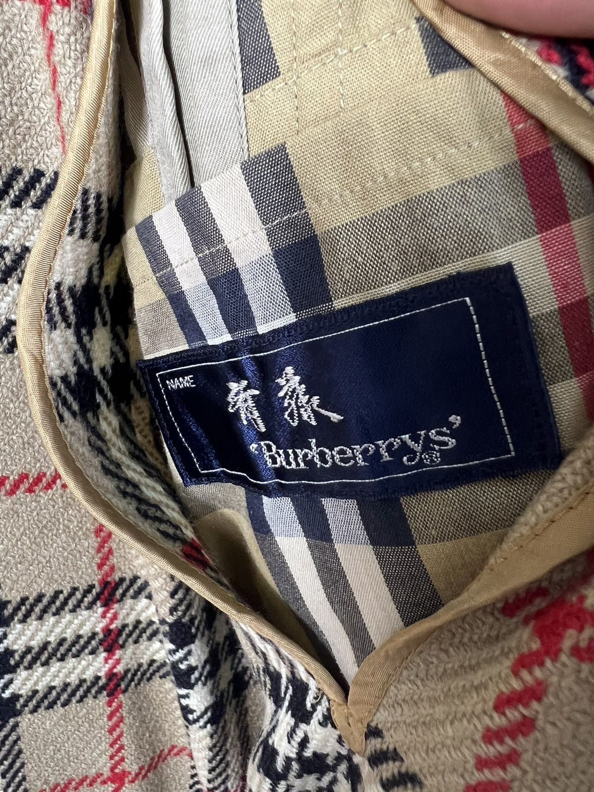 Burberry Prorsum 🔥 VTG DISTRESSED LONGCOAT NOVA CHECK REMOVABLE LINED Size US M / EU 48-50 / 2 - 9 Thumbnail