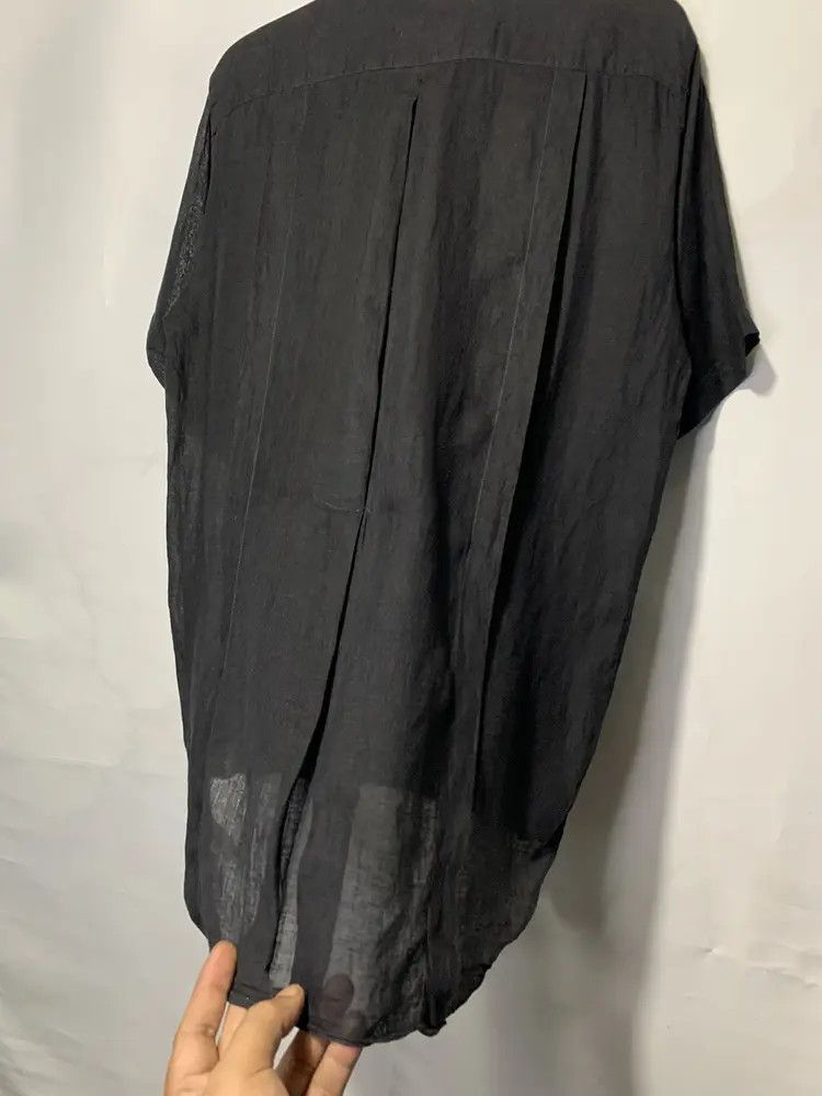 Gucci *RARE* 80s Gucci Linen sheer GG blck shirt Size US L / EU 52-54 / 3 - 11 Thumbnail