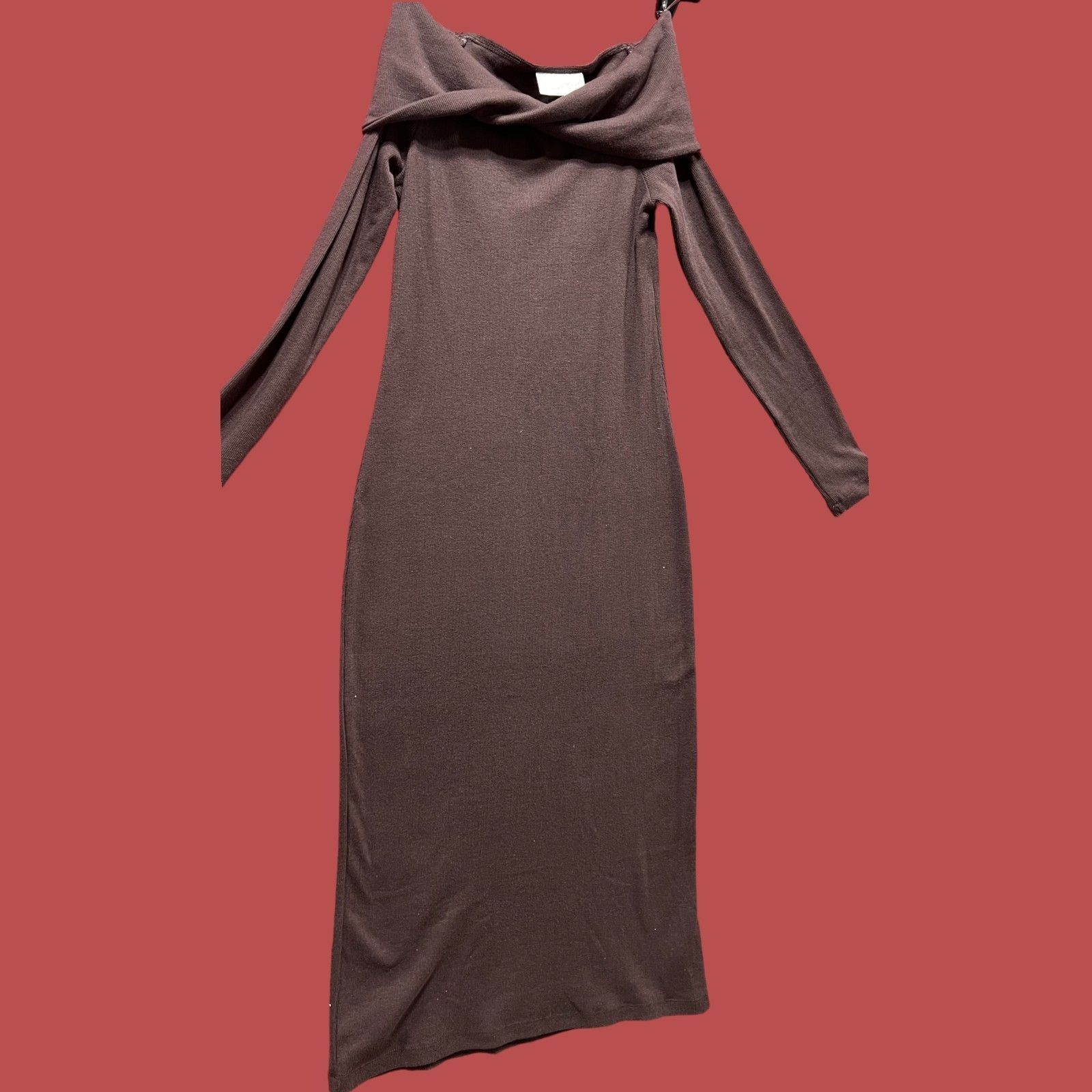 Other Universal Thread - Women's Long Sleeve Midi Bodycon Dress - Size XS / US 0-2 / IT 36-38 - 14 Thumbnail
