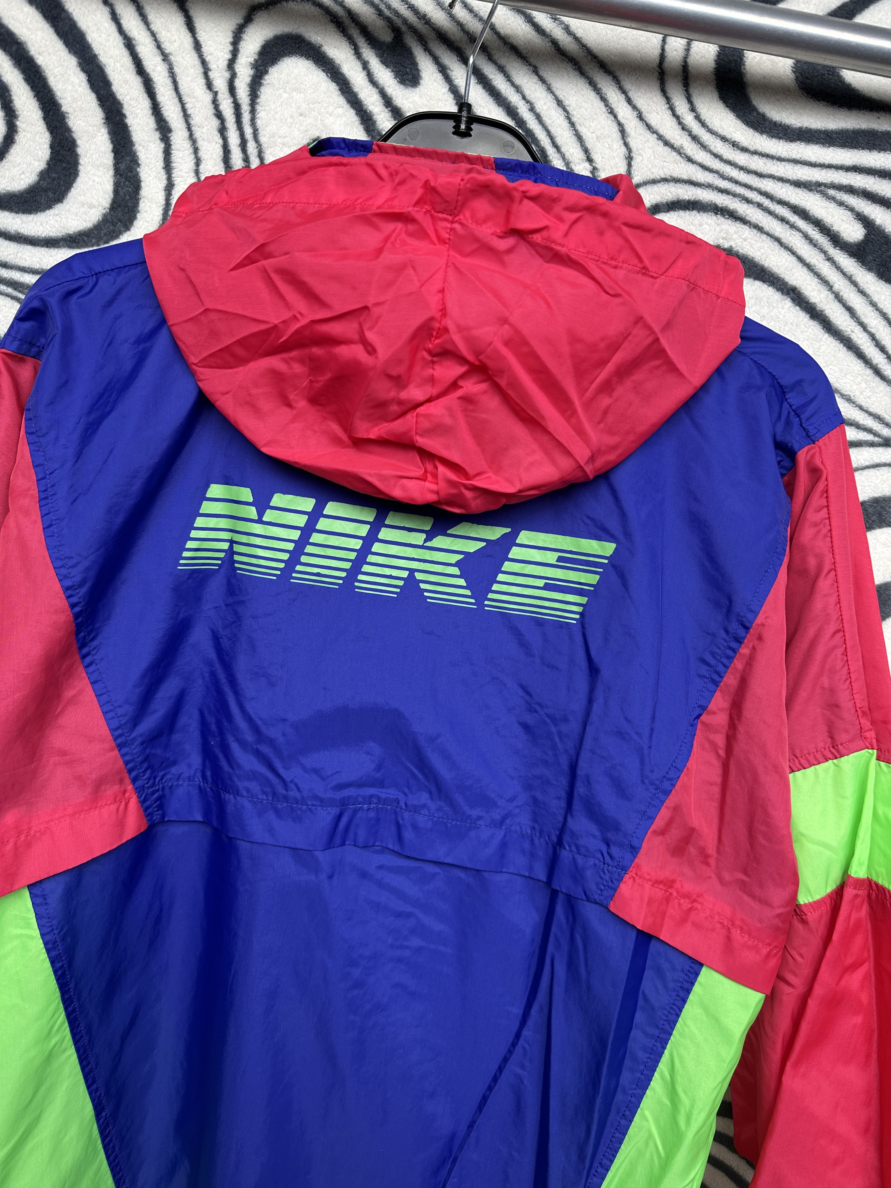 Nike Nike 90s Vintage Mens Nylon Jacket Big Logo Size US M / EU 48-50 / 2 - 2 Thumbnail