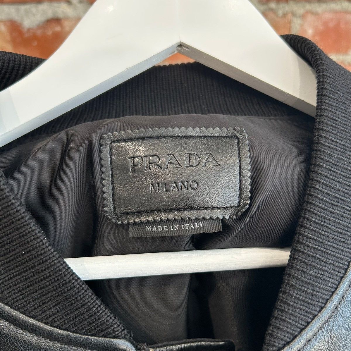 Prada PRADA X RAF SIMONS NAPPA LEATHER BOMBER JACKET ‘BLACK’ Size US L / EU 52-54 / 3 - 5 Thumbnail