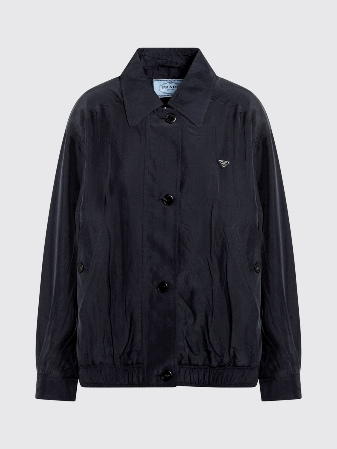 Prada Prada Jacket Woman Blue Size S / US 4 / IT 40 - 1 Preview