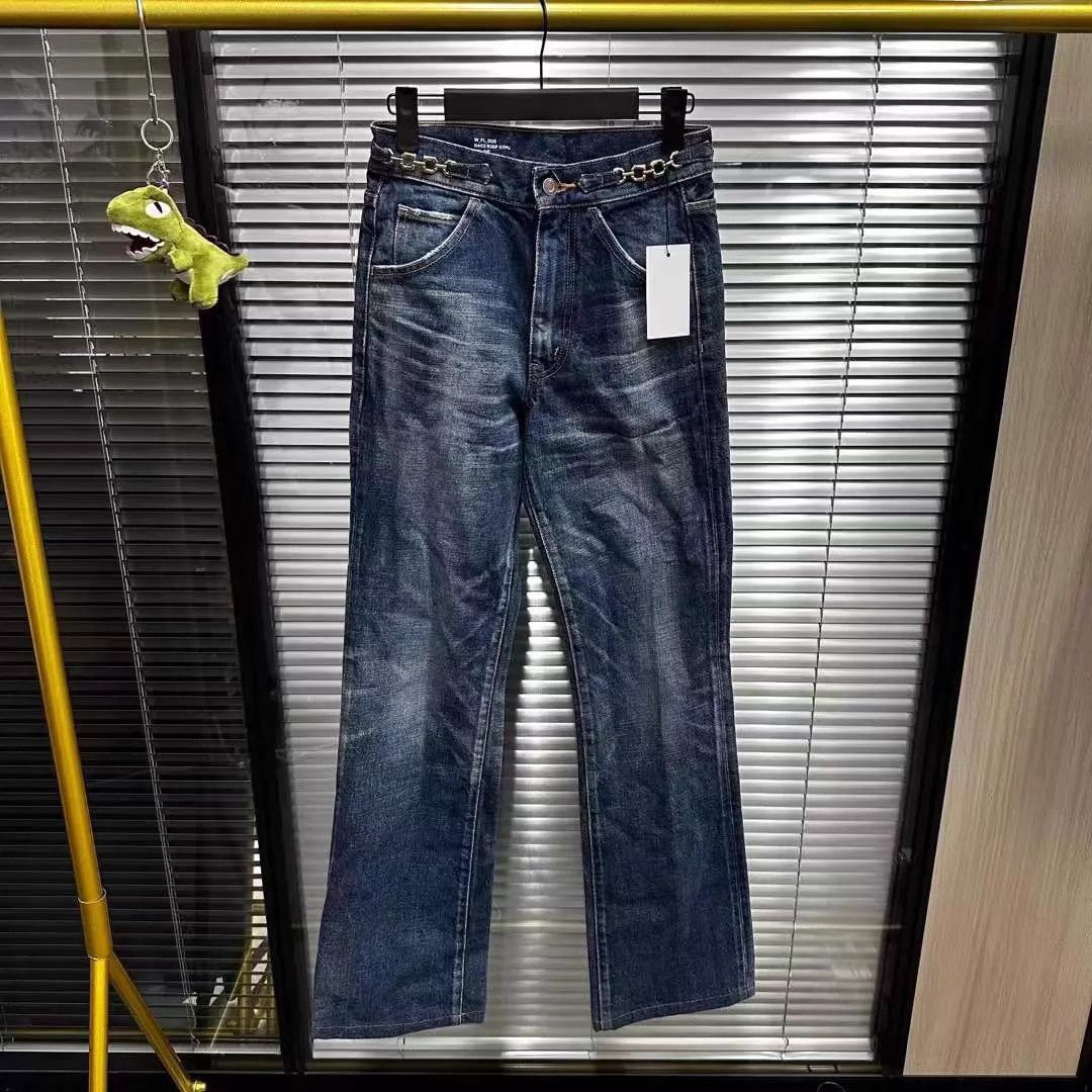 Celine Celine Chain Logo Jeans New With Tags Size 24 Size 24" / US 00 / IT 34 - 1 Thumbnail